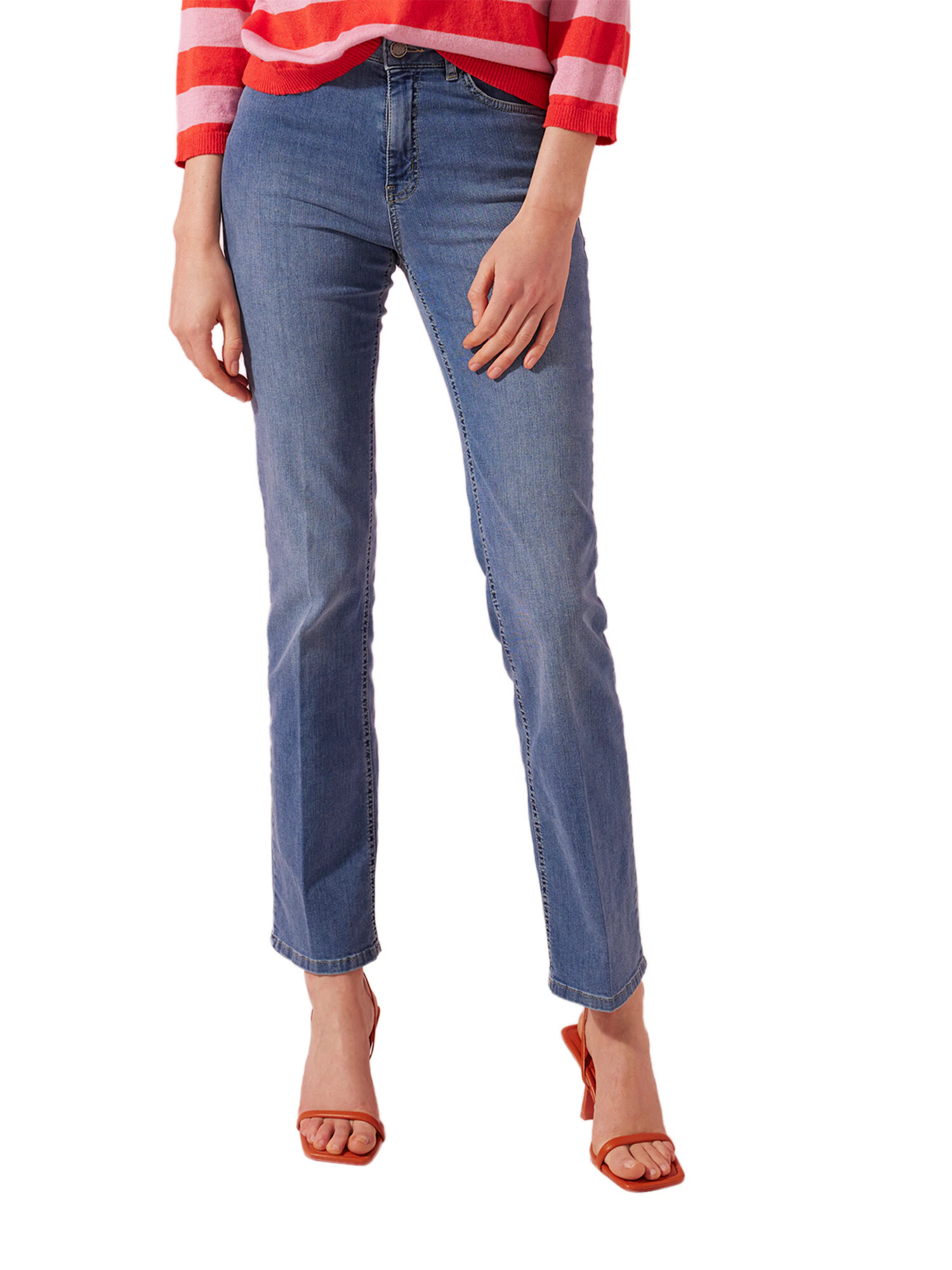 MORE & MORE Jeans 'Marlene' albastru denim - Pled.ro