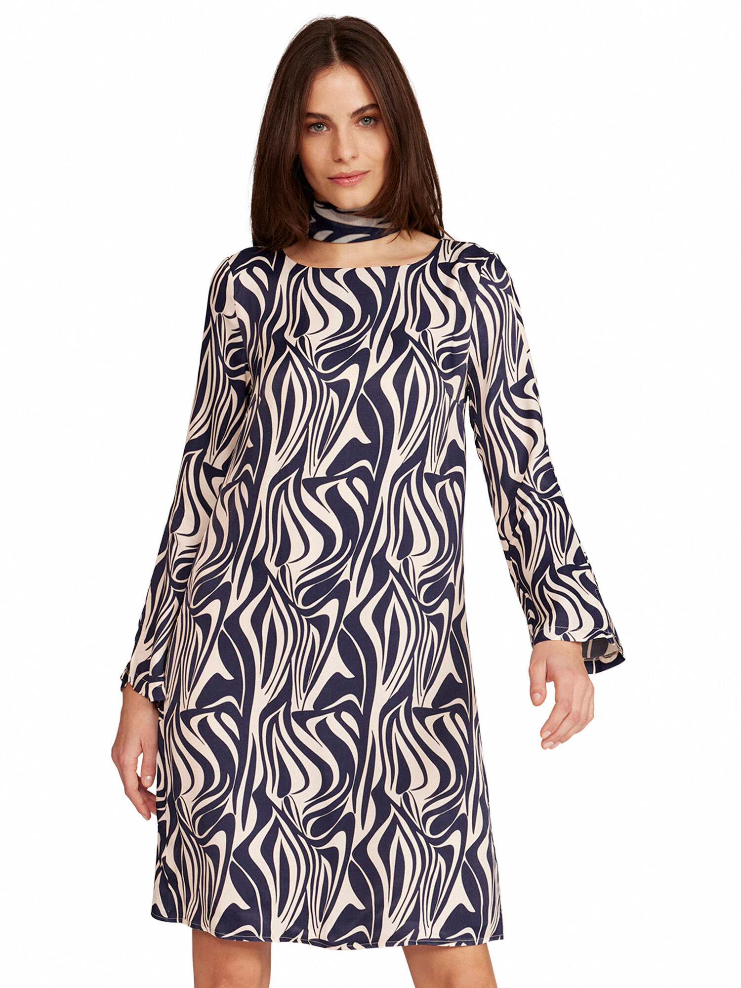 MORE & MORE Rochie bej / albastru marin - Pled.ro