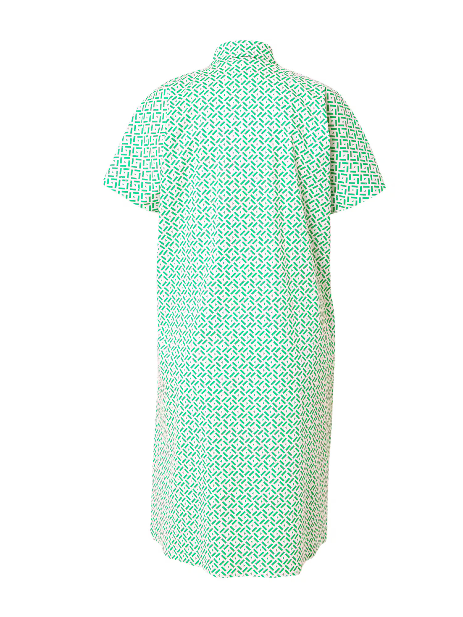 MORE & MORE Rochie tip bluză verde / alb - Pled.ro