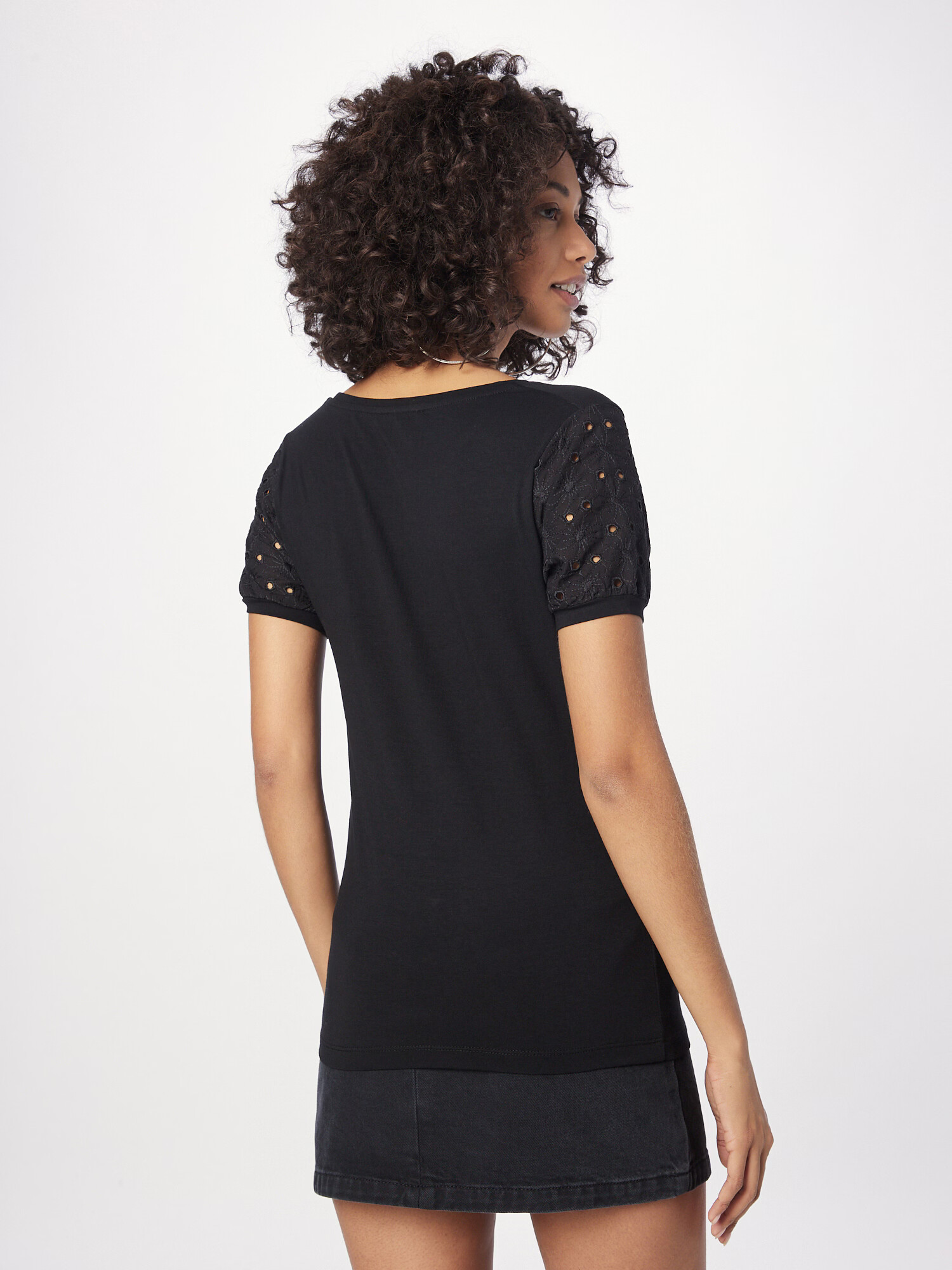 MORE & MORE Tricou negru - Pled.ro