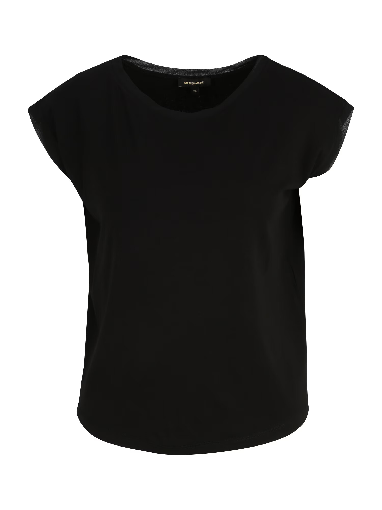 MORE & MORE Tricou negru - Pled.ro