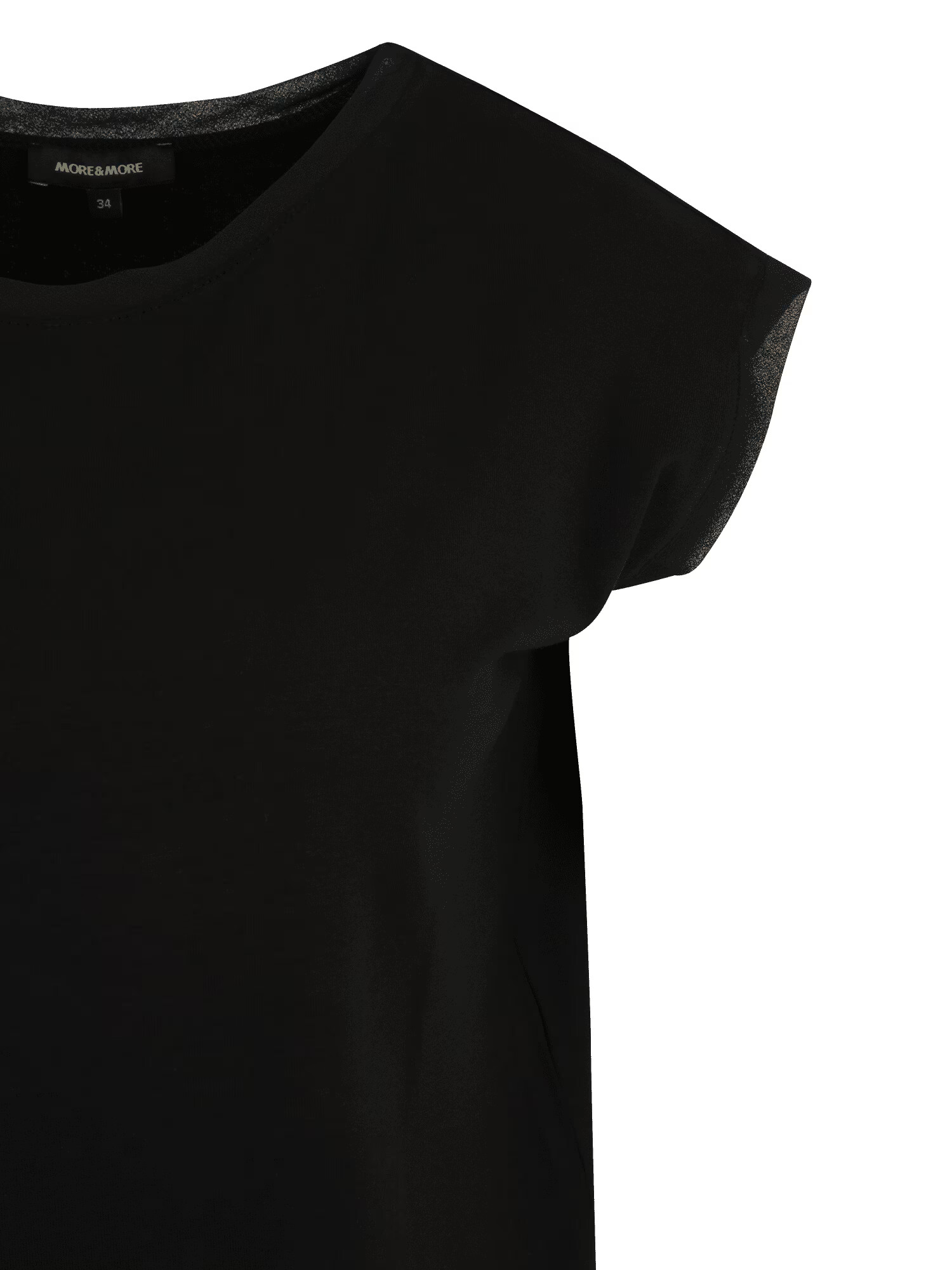 MORE & MORE Tricou negru - Pled.ro