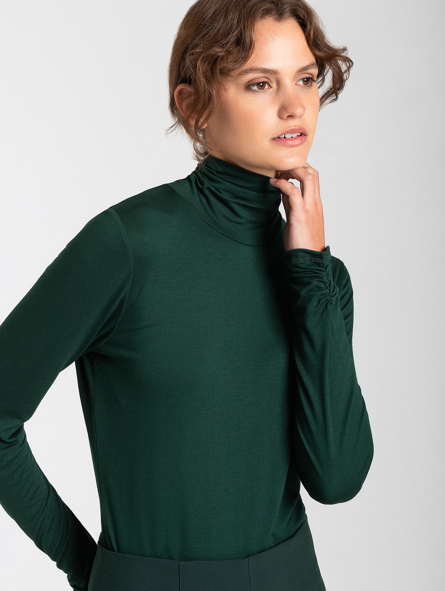 MORE & MORE Tricou verde pin - Pled.ro