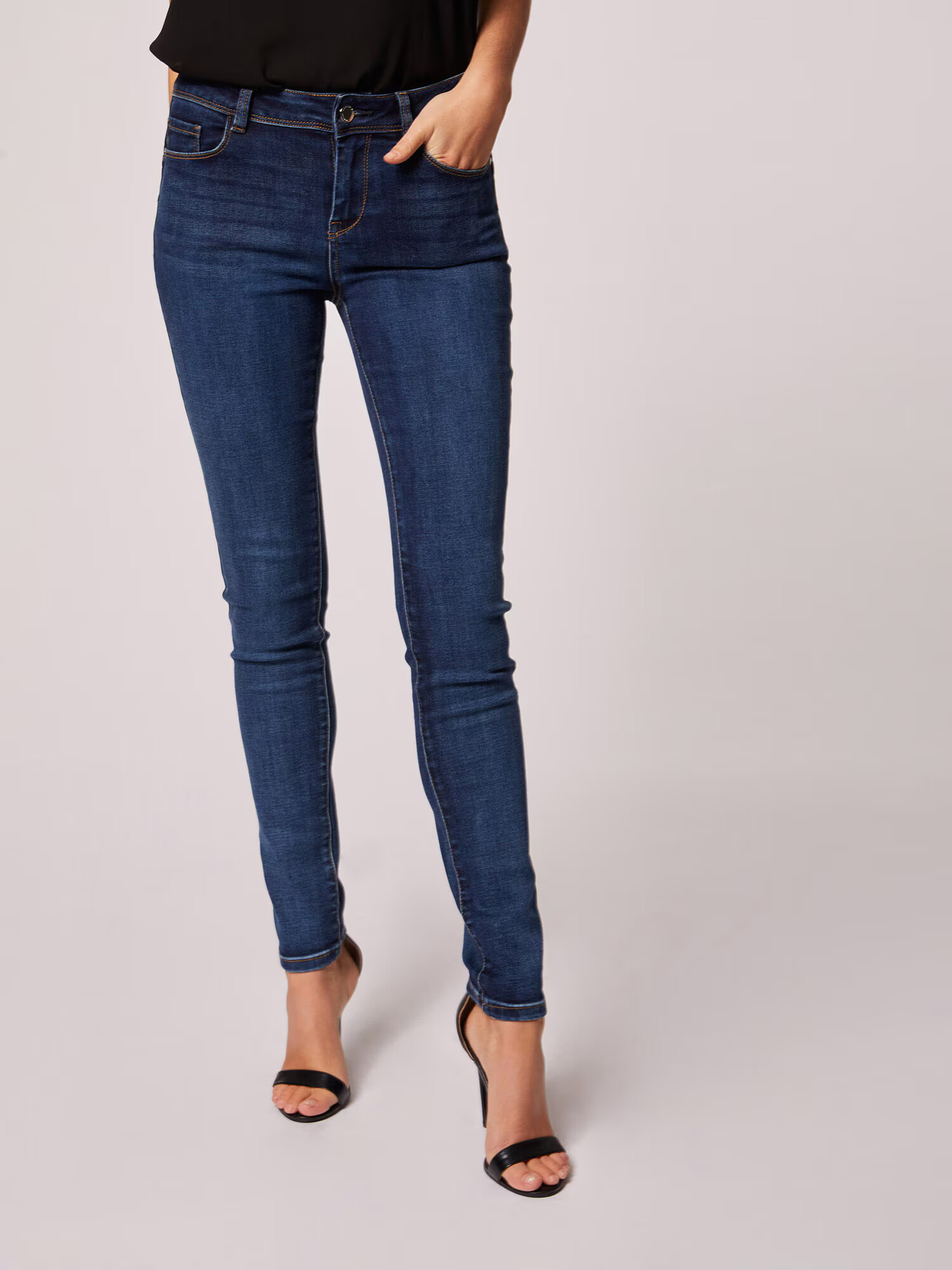 Morgan Jeans 'Pom' albastru denim - Pled.ro