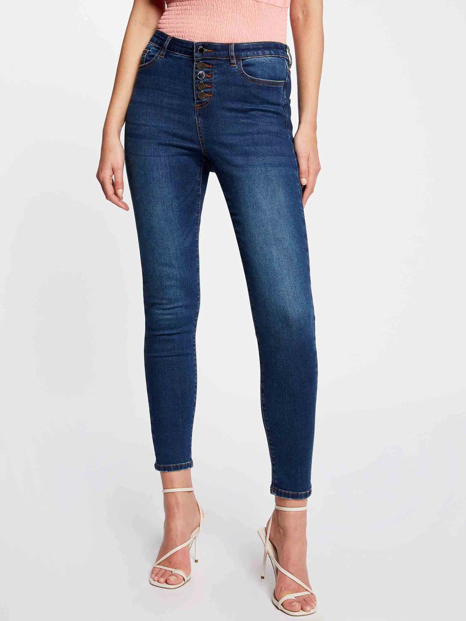 Morgan Jeans albastru denim - Pled.ro