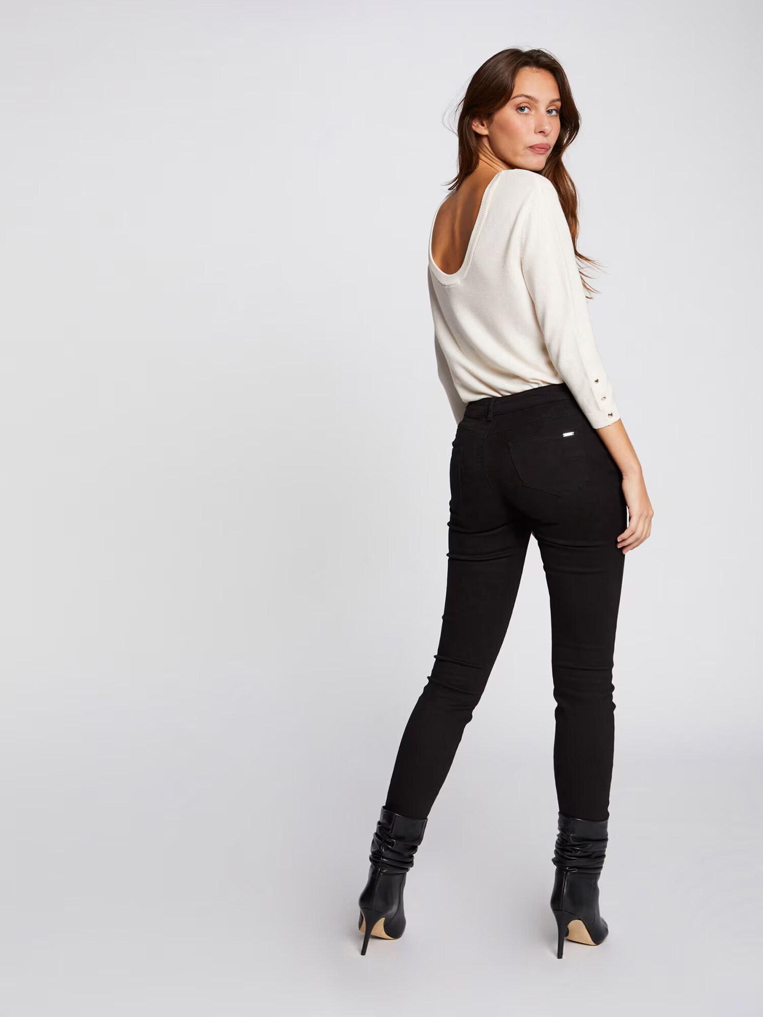 Morgan Jeans 'PETRA' negru - Pled.ro