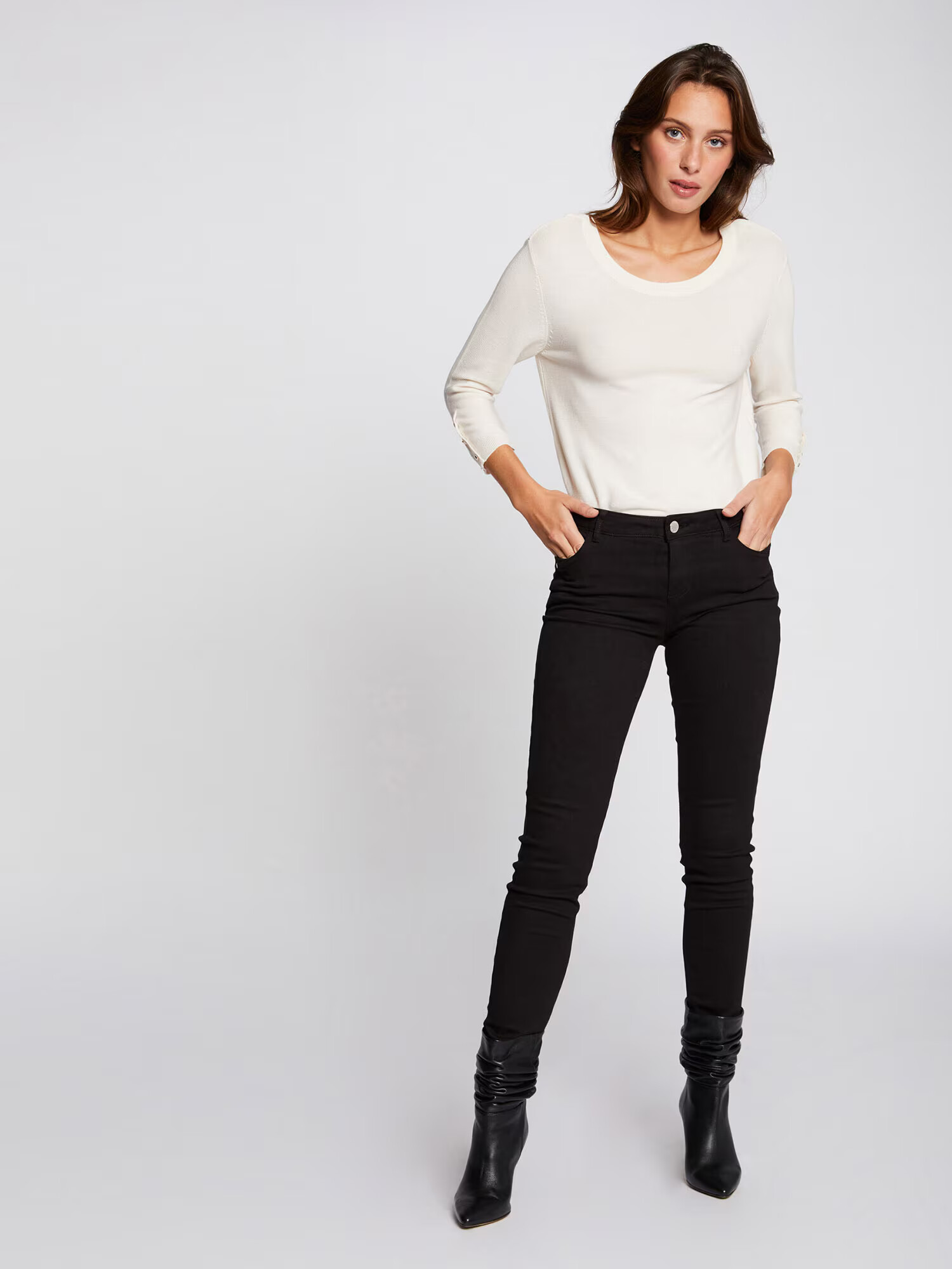 Morgan Jeans 'PETRA' negru - Pled.ro