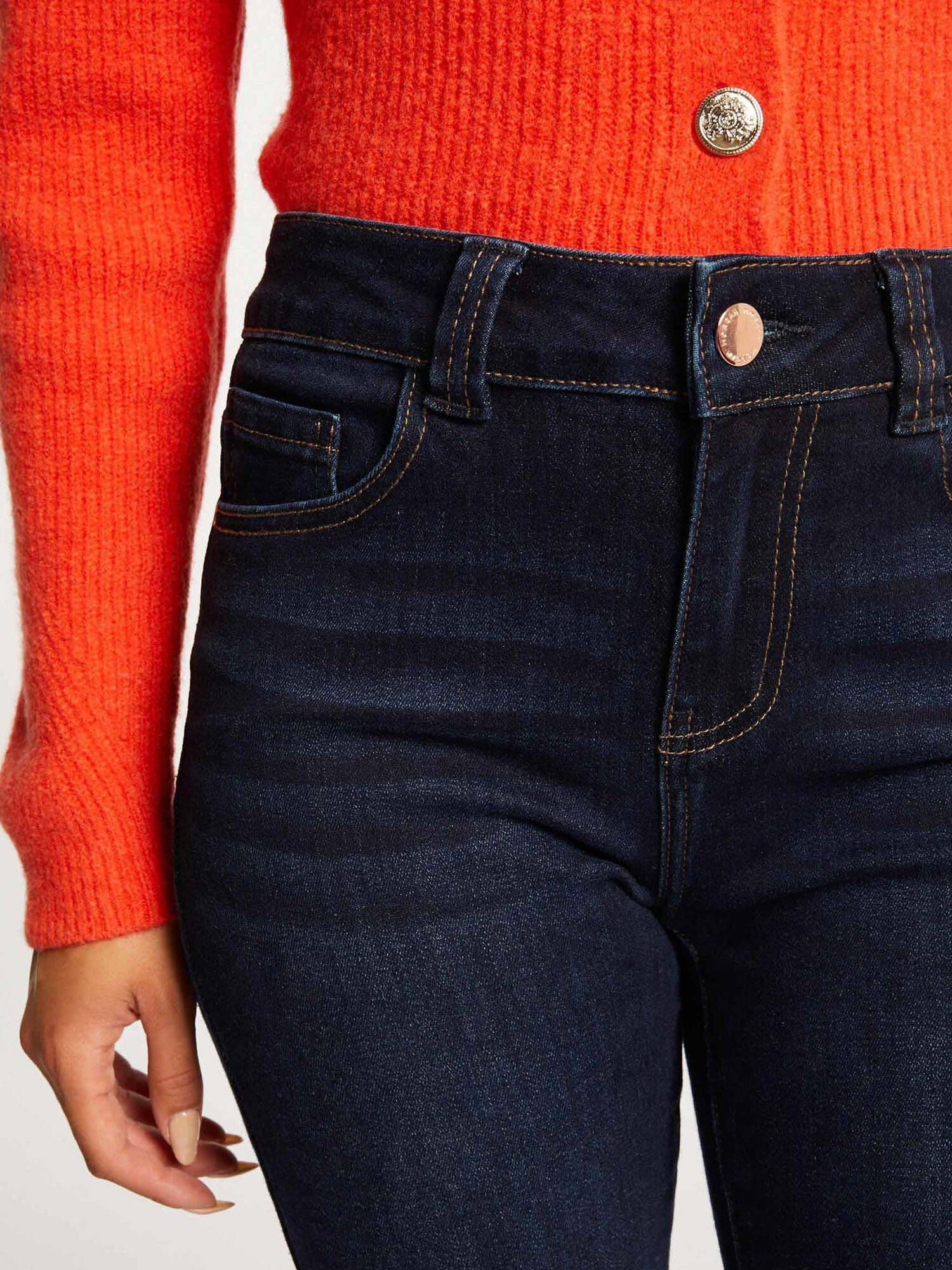 Morgan Jeans 'POMS' albastru denim - Pled.ro