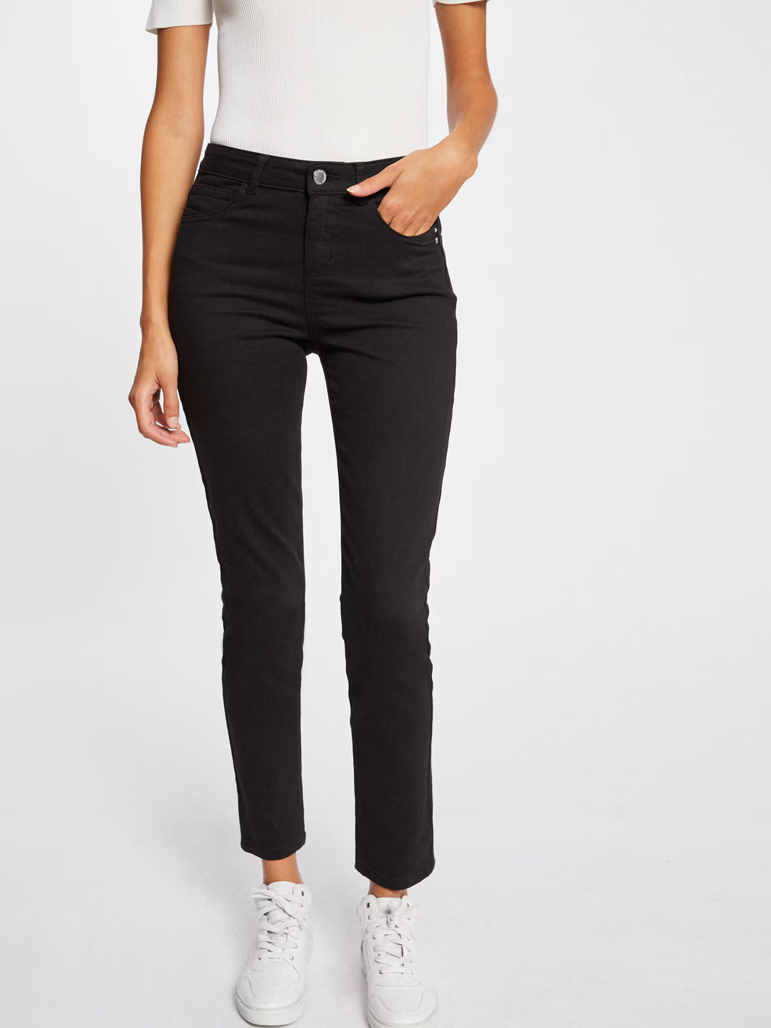 Morgan Pantaloni negru - Pled.ro