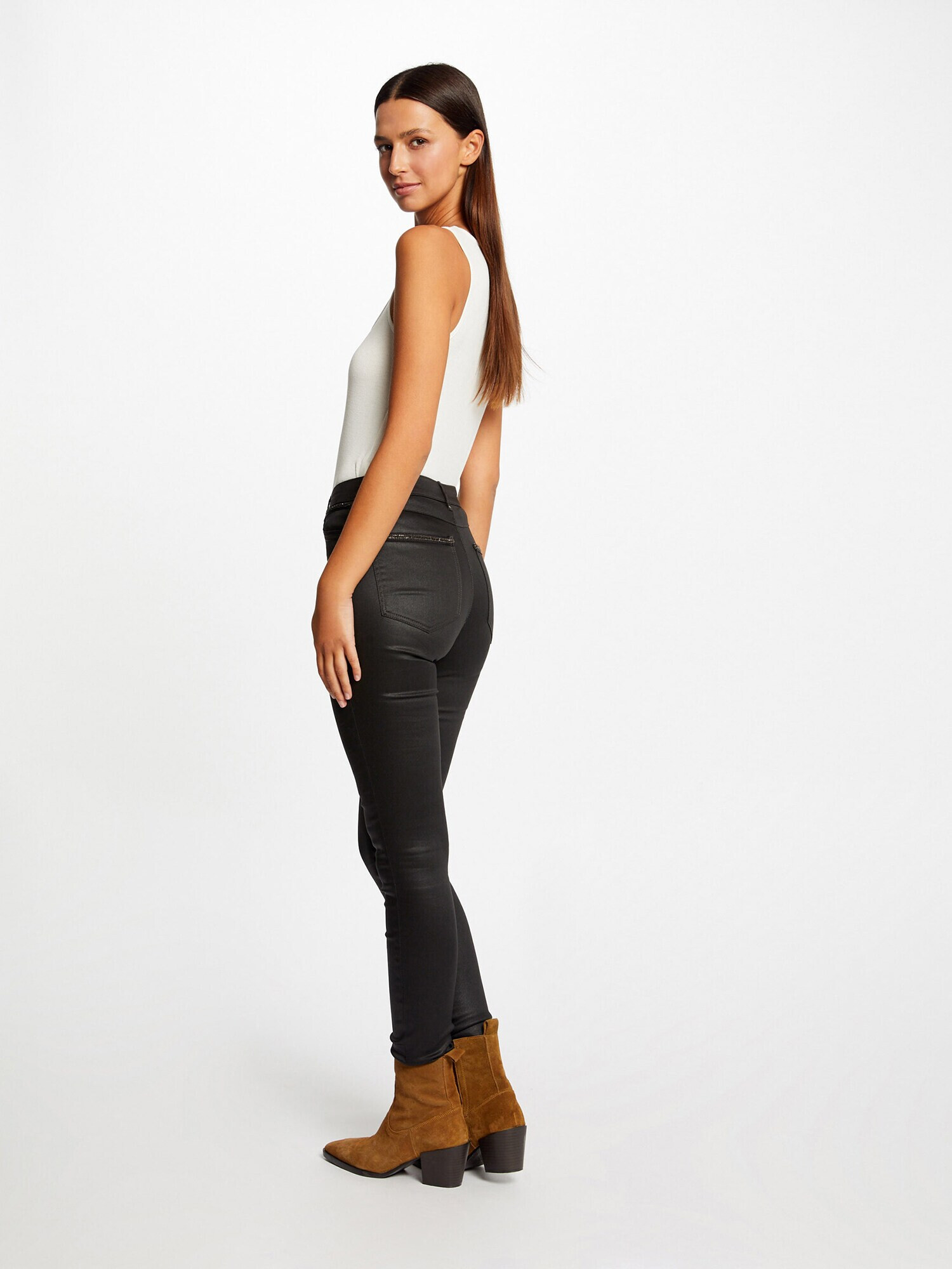 Morgan Pantaloni negru - Pled.ro