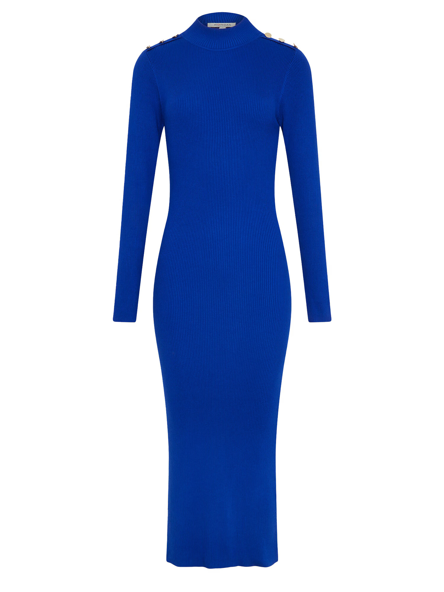 Morgan Rochie tricotat albastru cobalt - Pled.ro