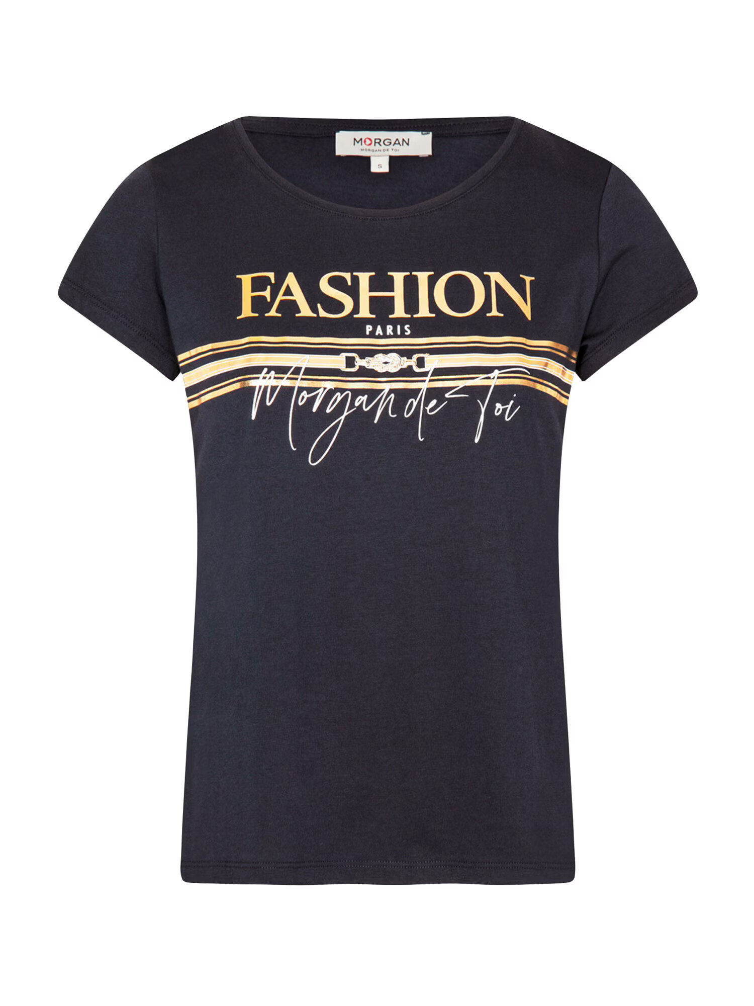 Morgan Tricou albastru marin / auriu / alb - Pled.ro