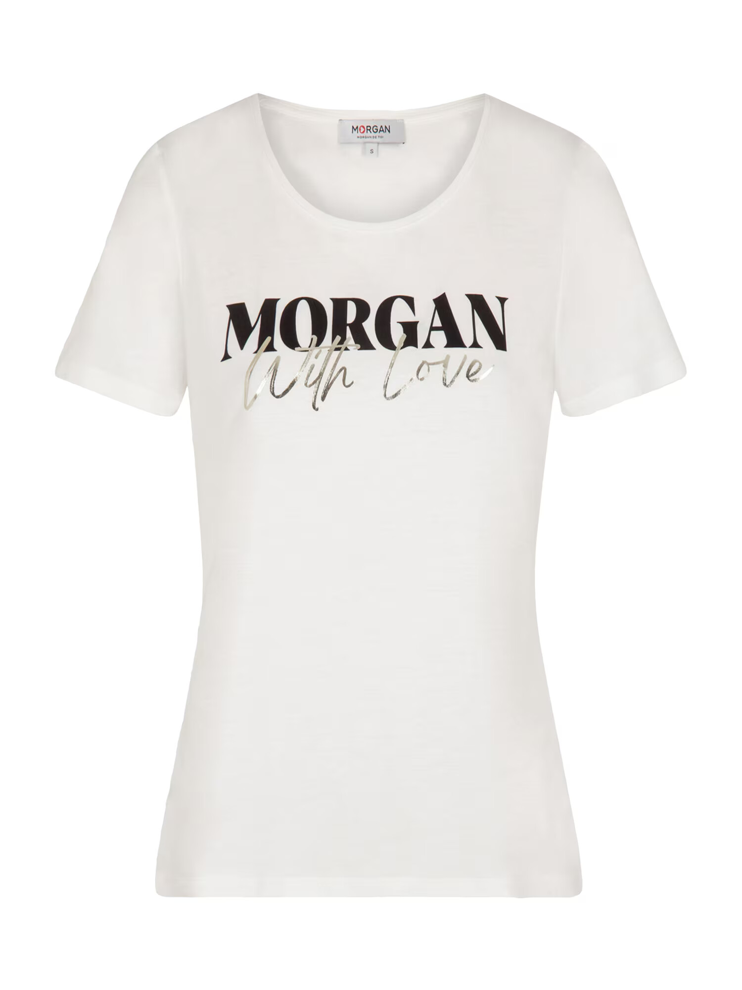 Morgan Tricou auriu / negru / alb murdar - Pled.ro