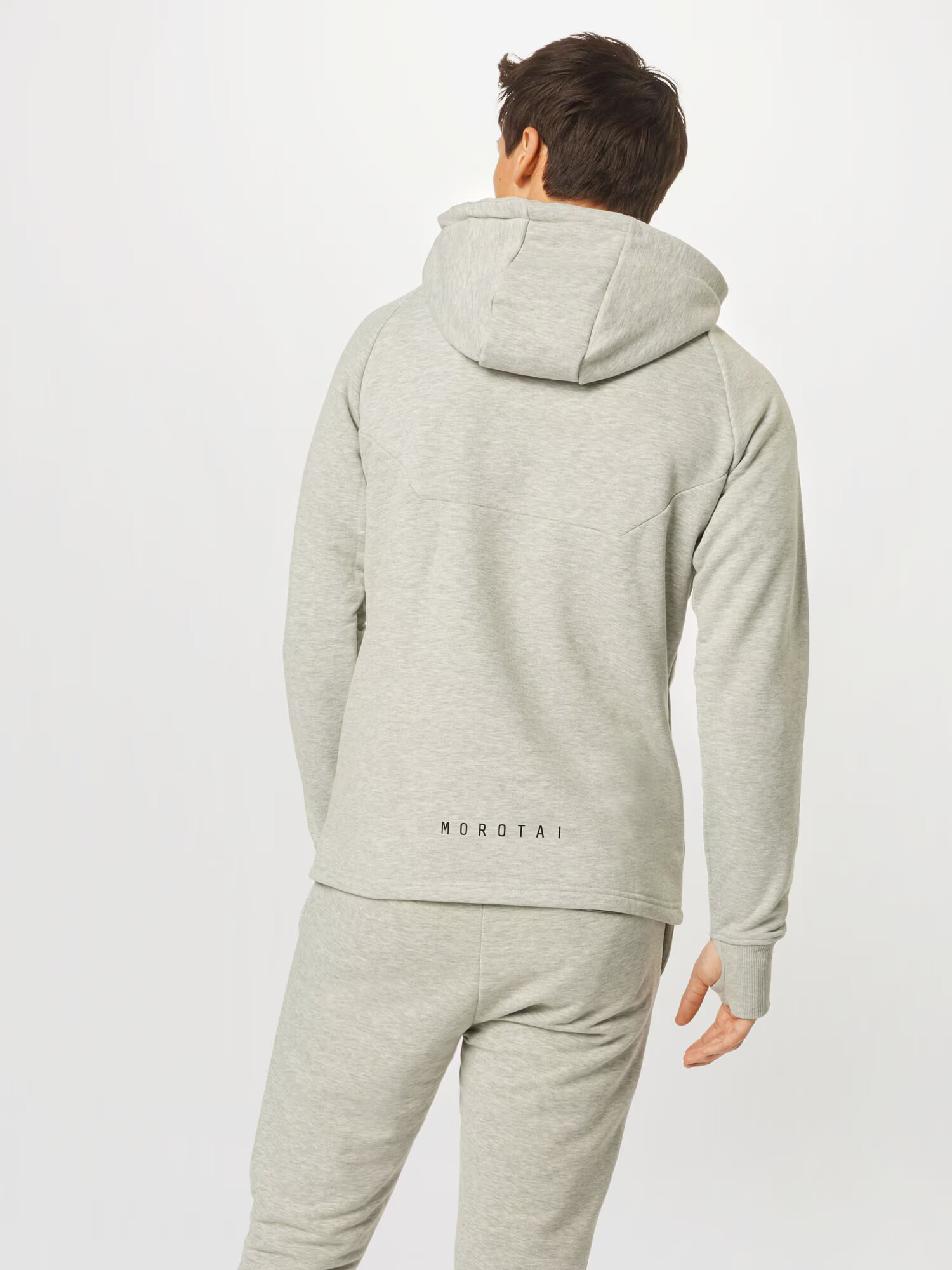 MOROTAI Pulovere sport ' Neotech Zip Hoodie ' gri deschis - Pled.ro