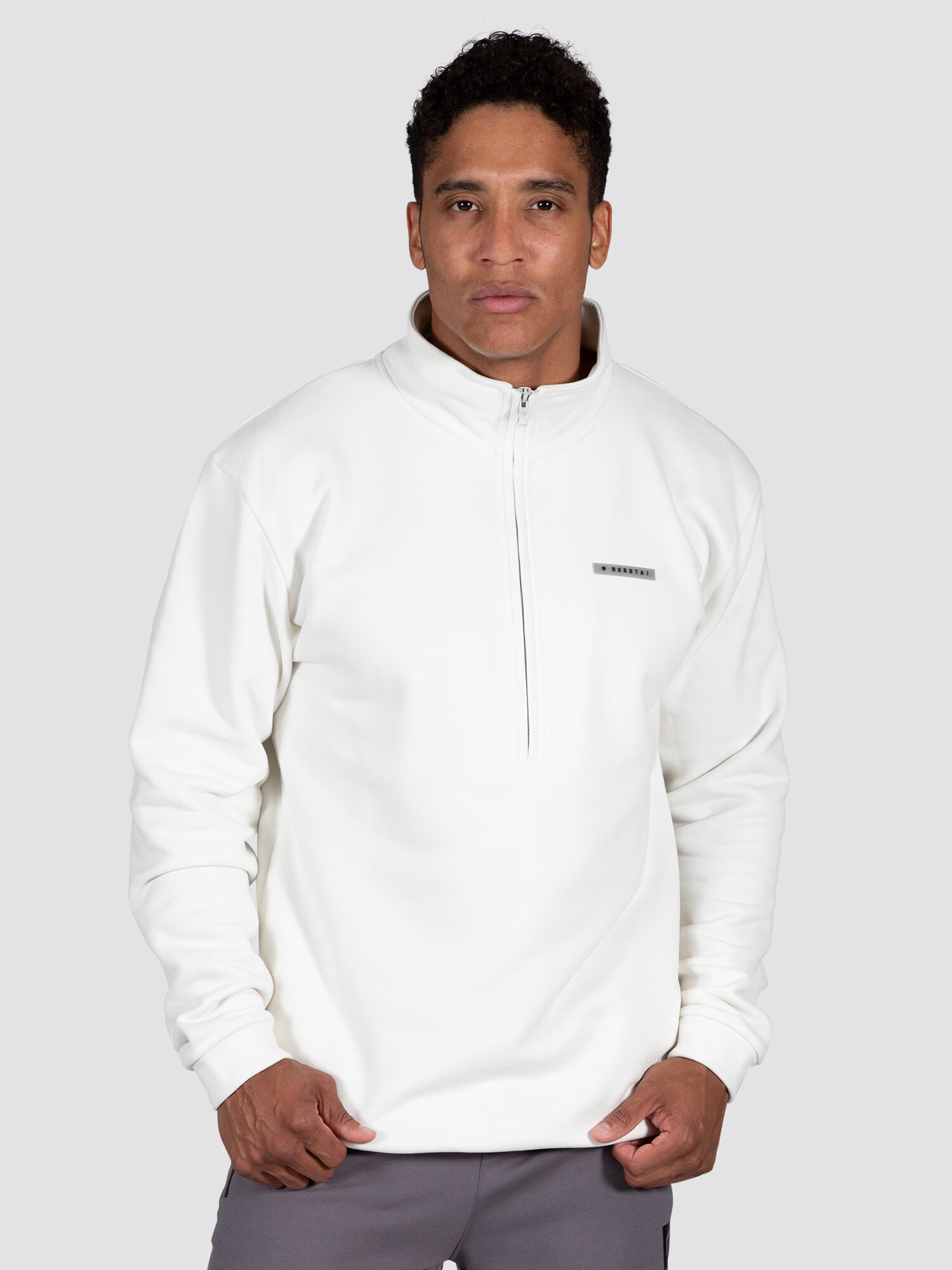 MOROTAI Pulovere sport 'NKMR Homely Hoodie' alb - Pled.ro