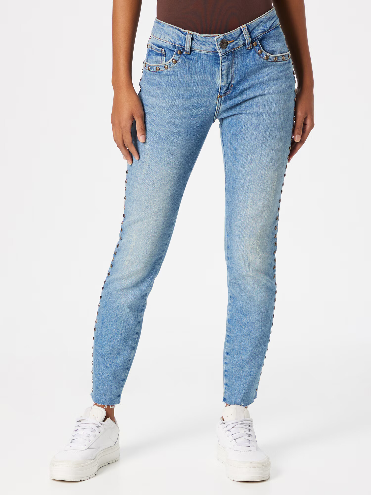 MOS MOSH Jeans albastru denim - Pled.ro