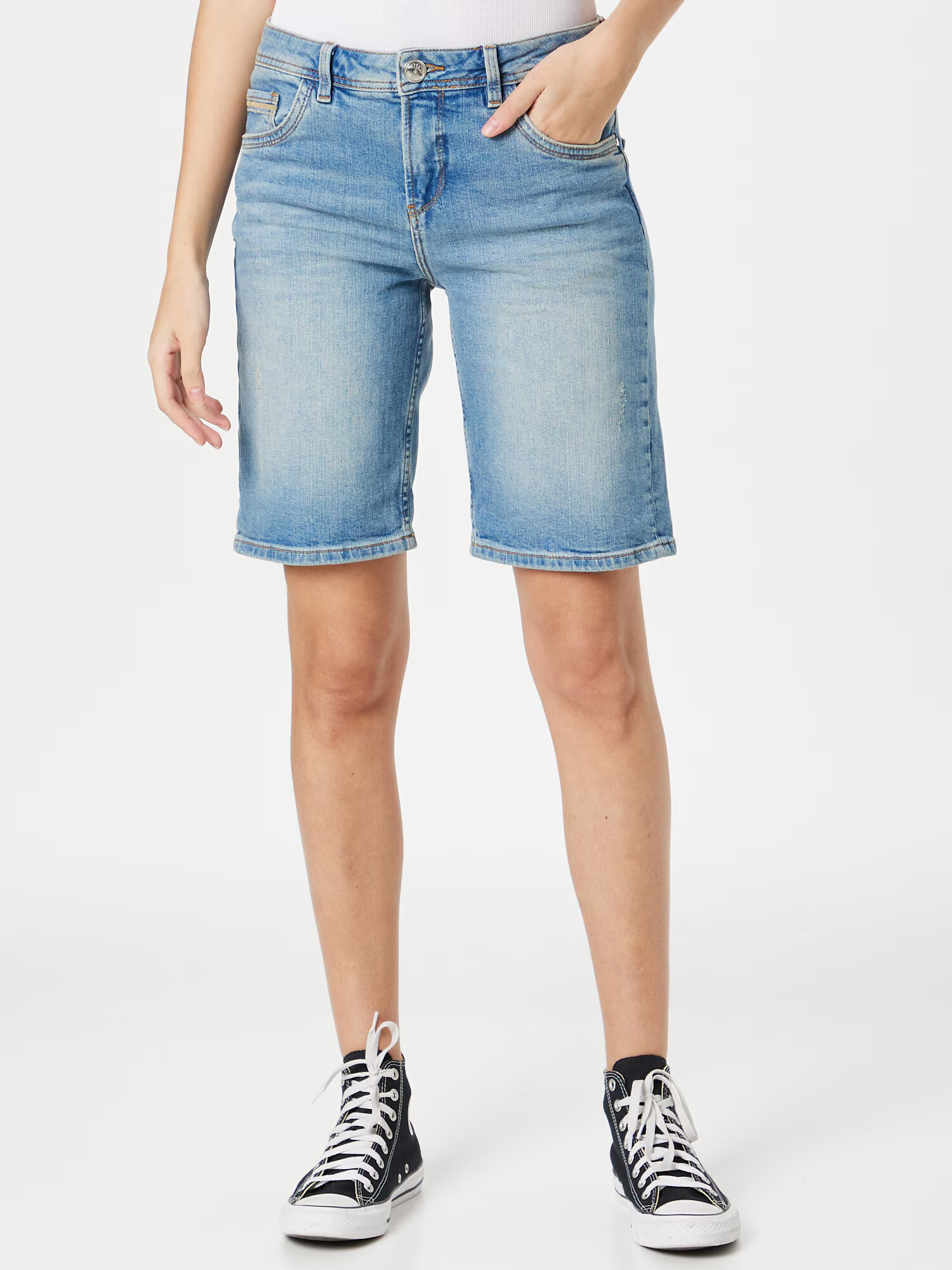 MOS MOSH Jeans albastru denim - Pled.ro