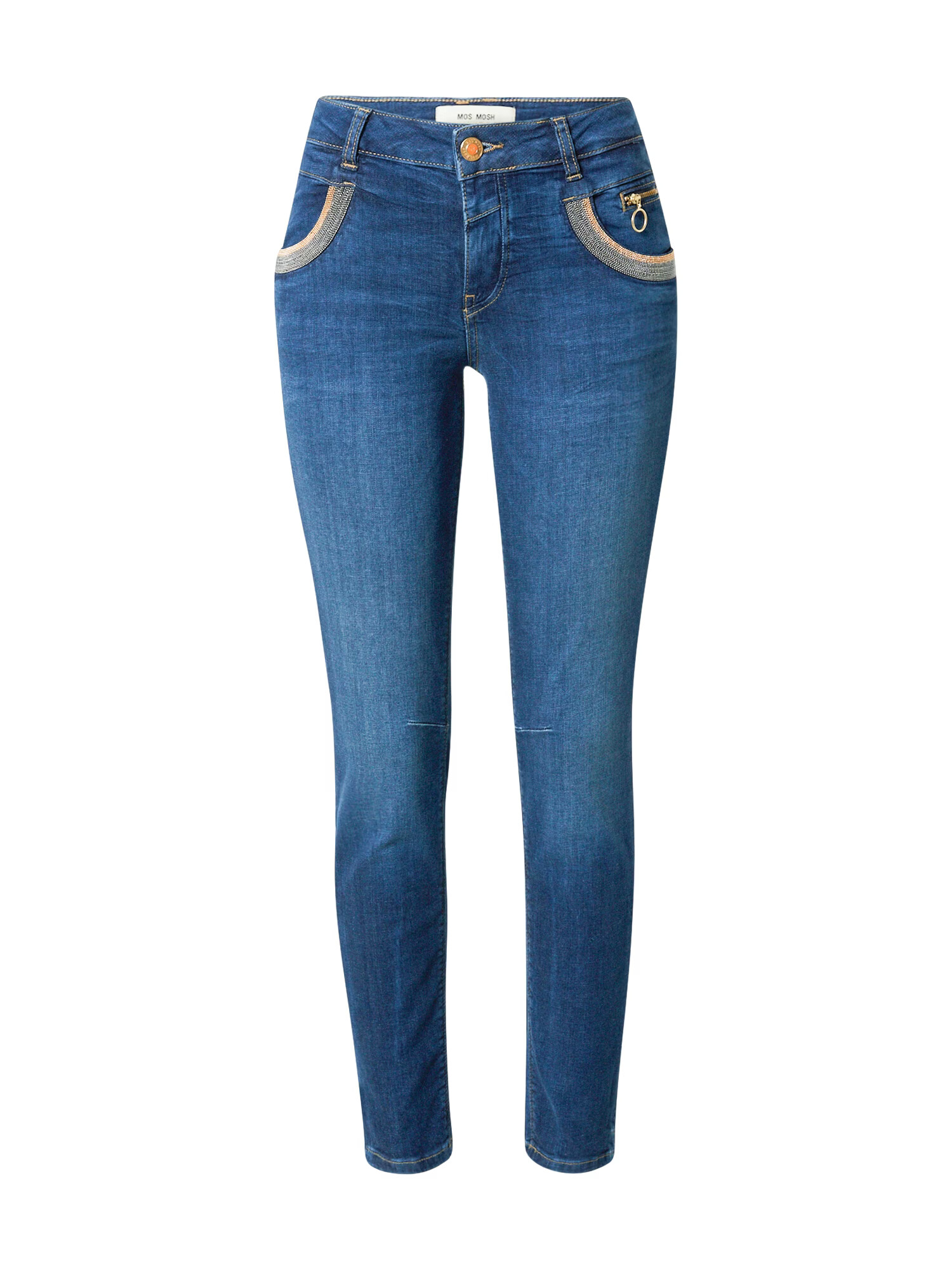 MOS MOSH Jeans bej deschis / albastru denim - Pled.ro