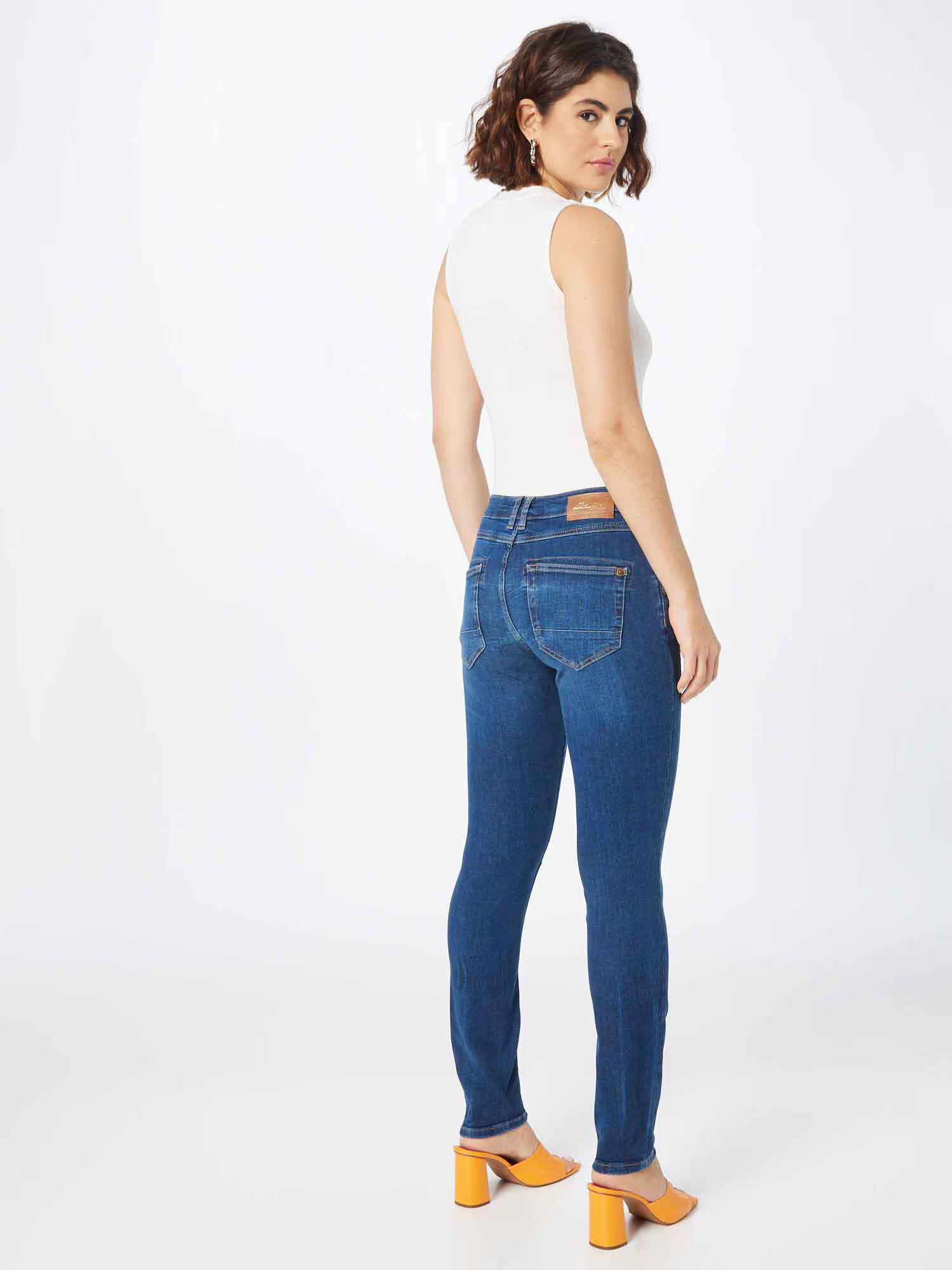 MOS MOSH Jeans bej deschis / albastru denim - Pled.ro