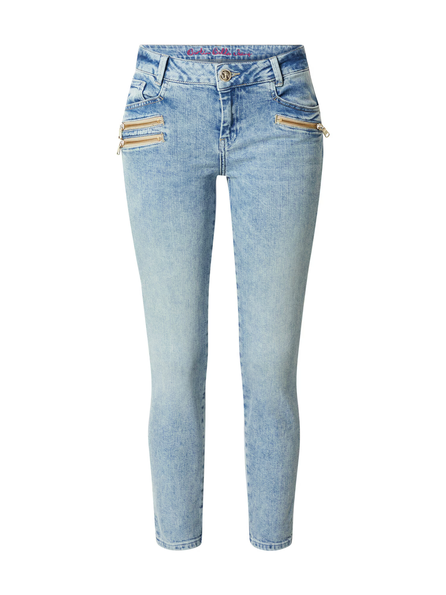 MOS MOSH Jeans albastru deschis - Pled.ro