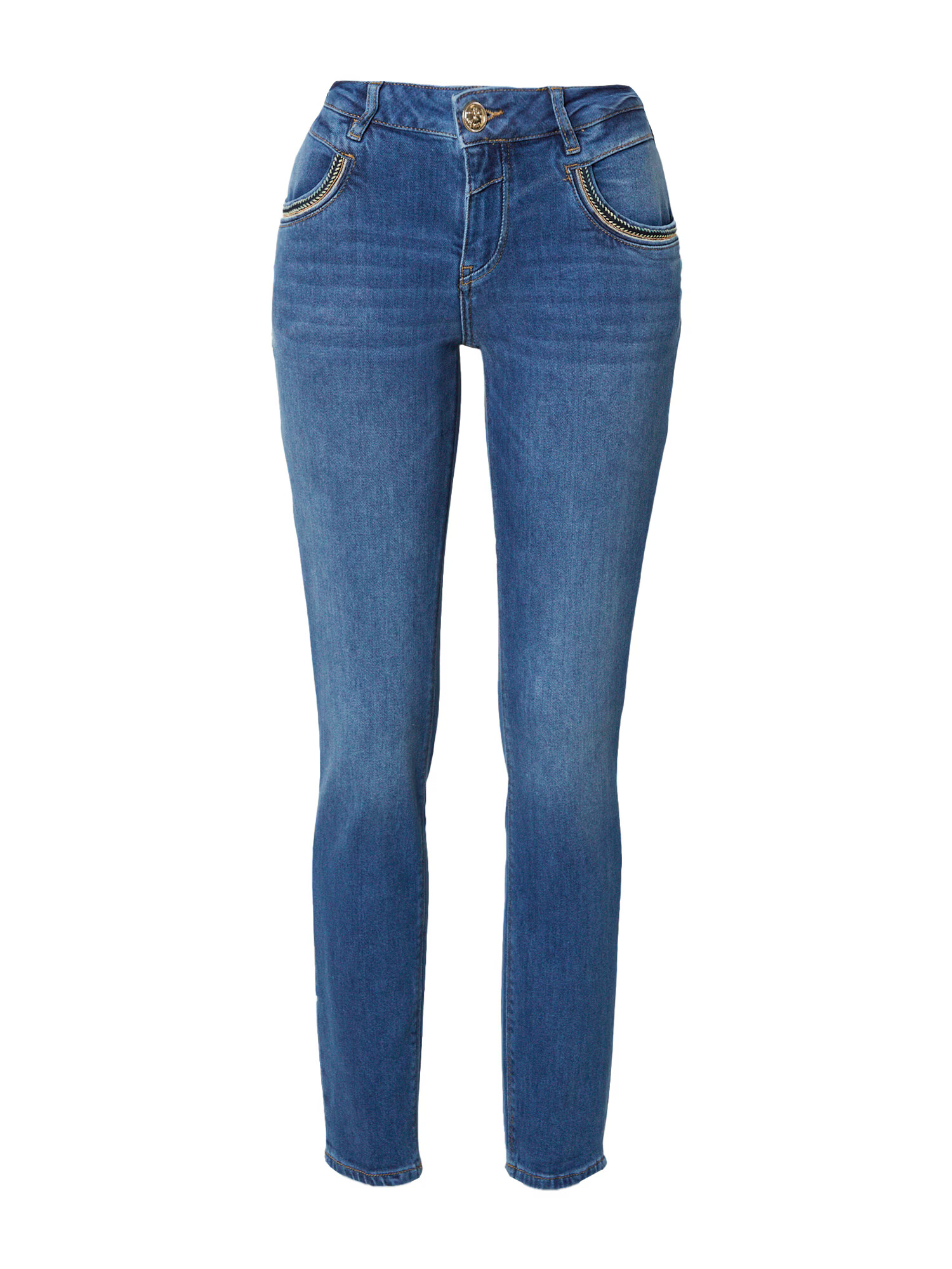 MOS MOSH Jeans albastru denim - Pled.ro