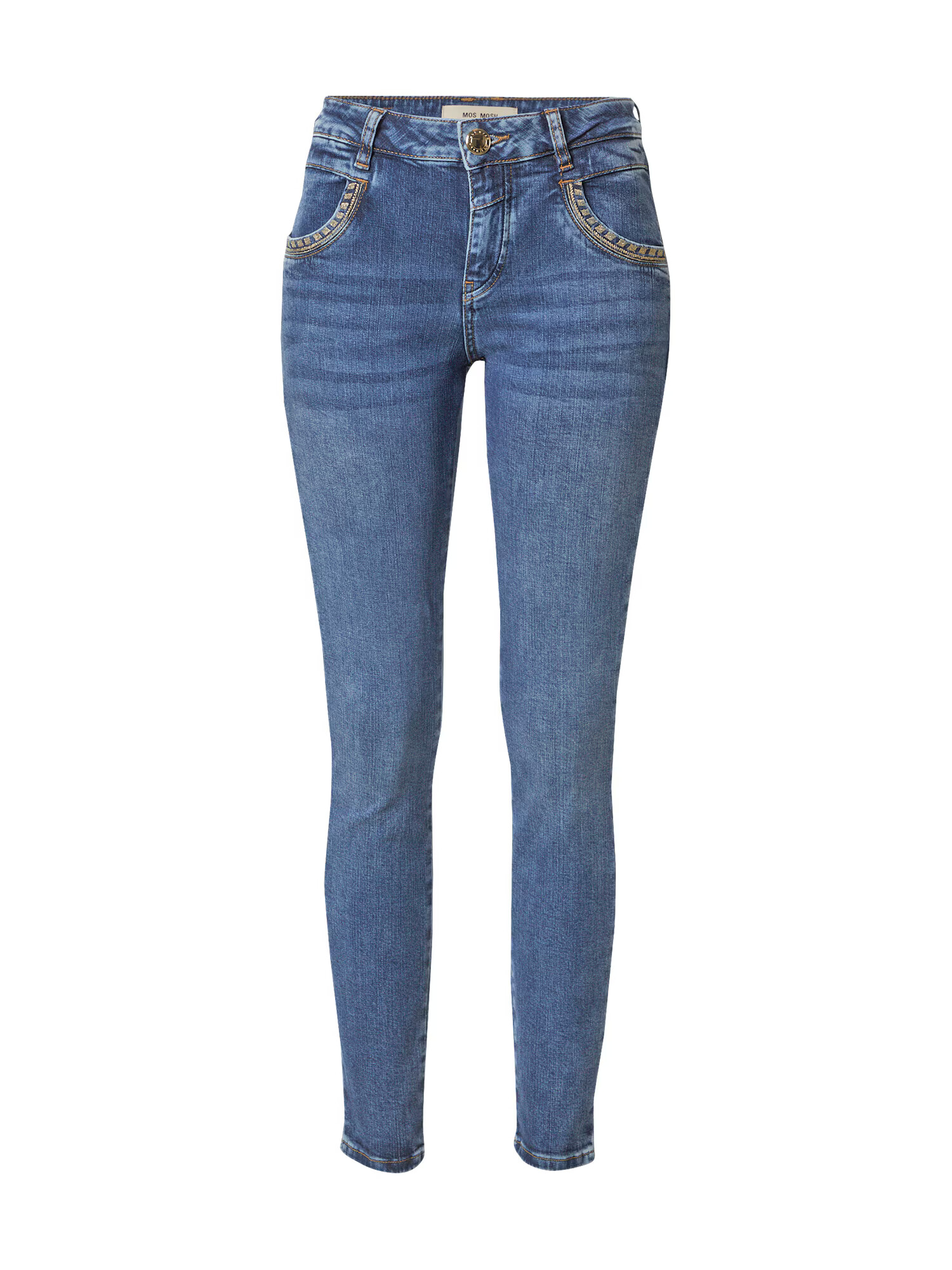 MOS MOSH Jeans albastru denim - Pled.ro