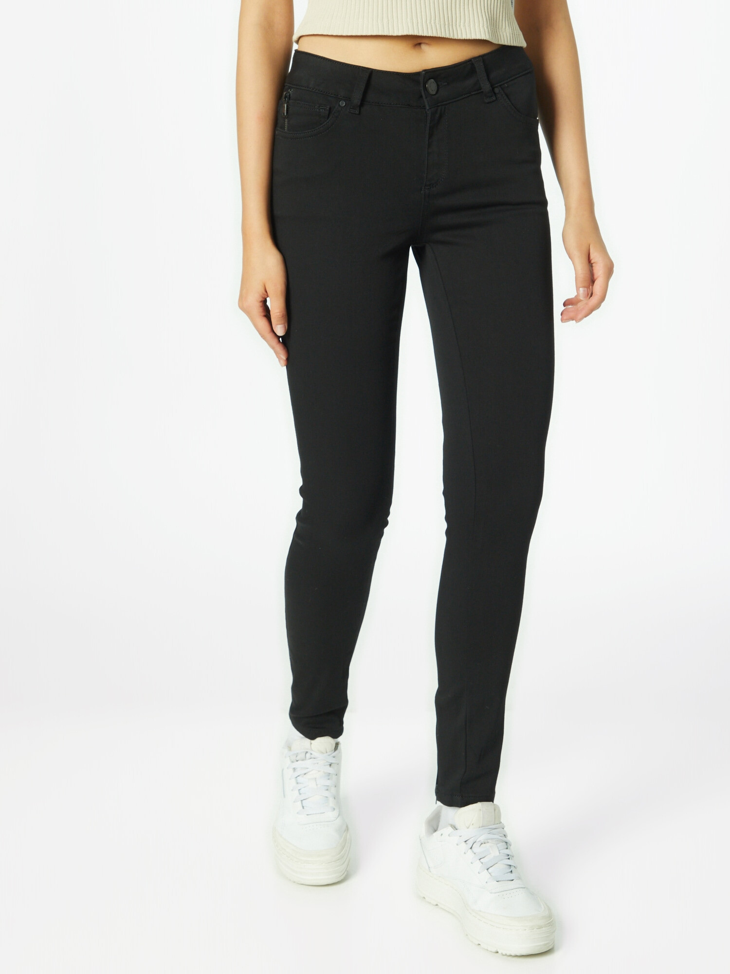 MOS MOSH Jeans negru - Pled.ro