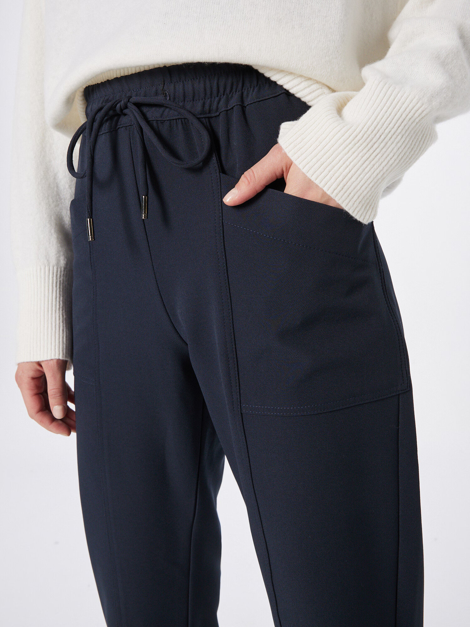 MOS MOSH Pantaloni bleumarin - Pled.ro