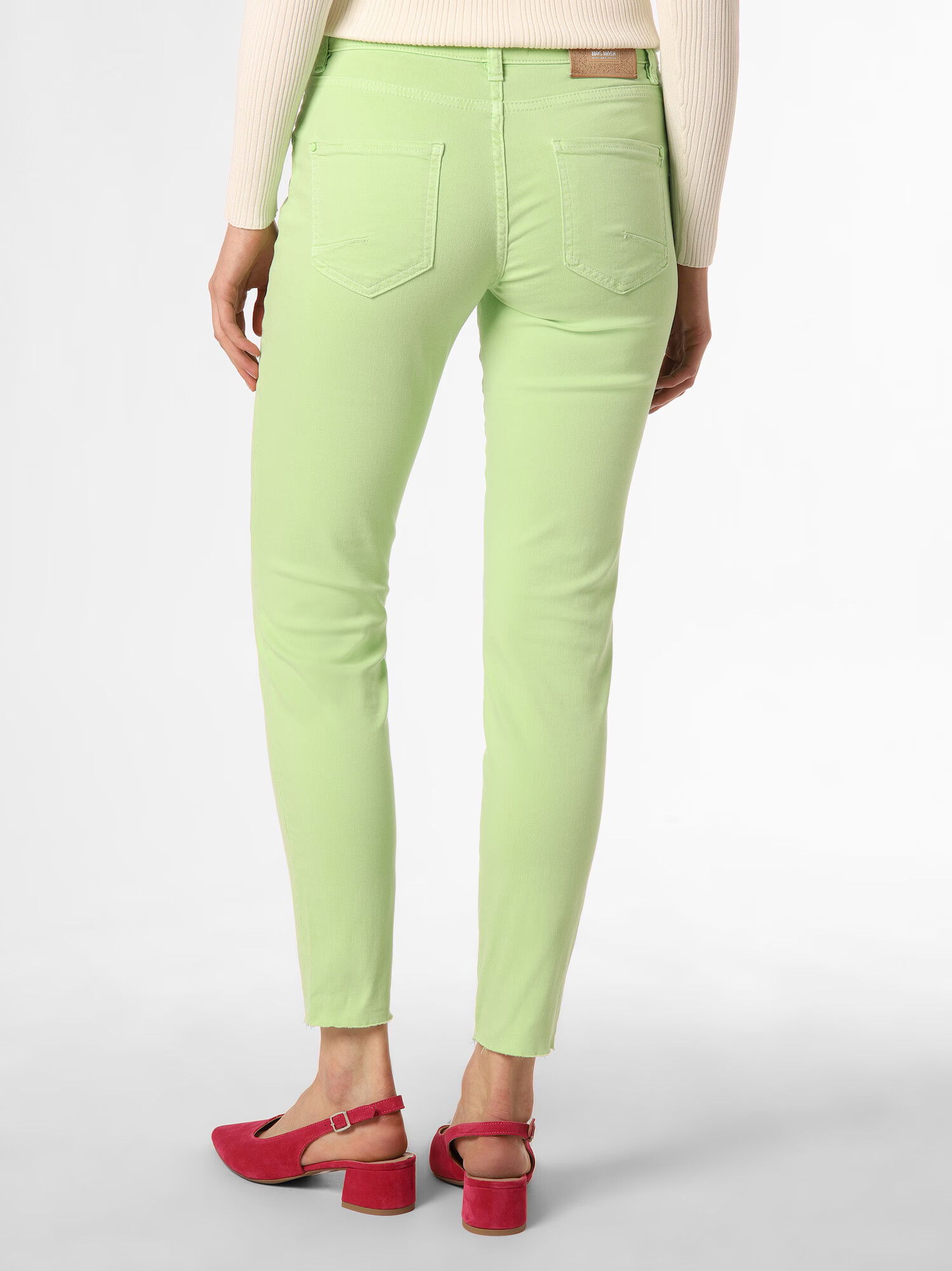 MOS MOSH Pantaloni verde deschis - Pled.ro