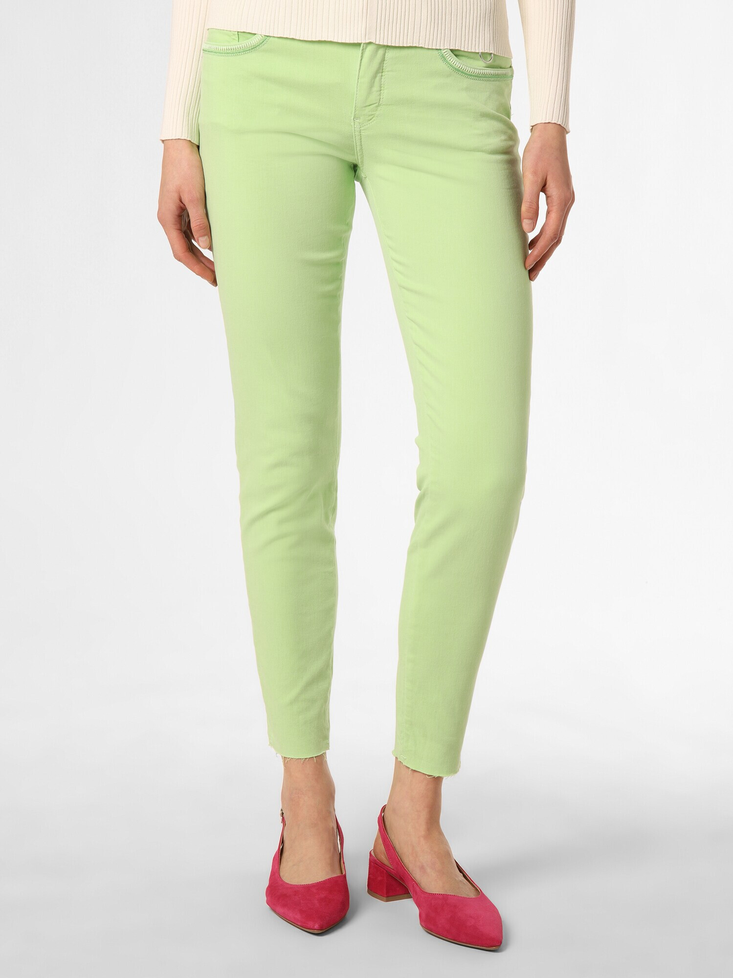 MOS MOSH Pantaloni verde deschis - Pled.ro