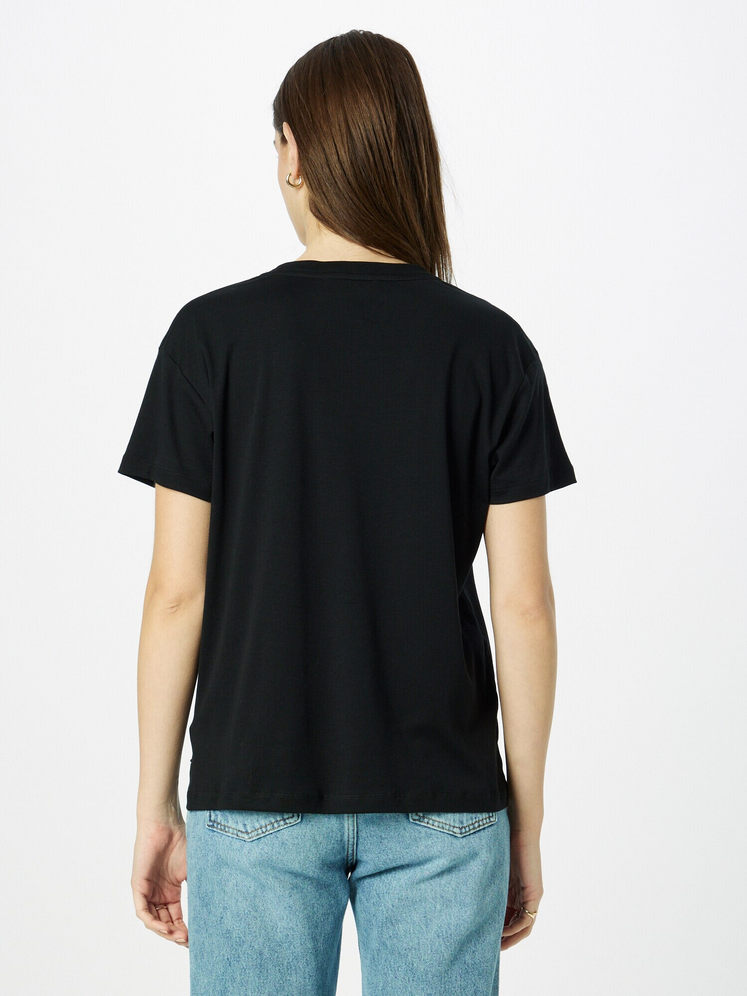 MOS MOSH Tricou roz deschis / negru - Pled.ro