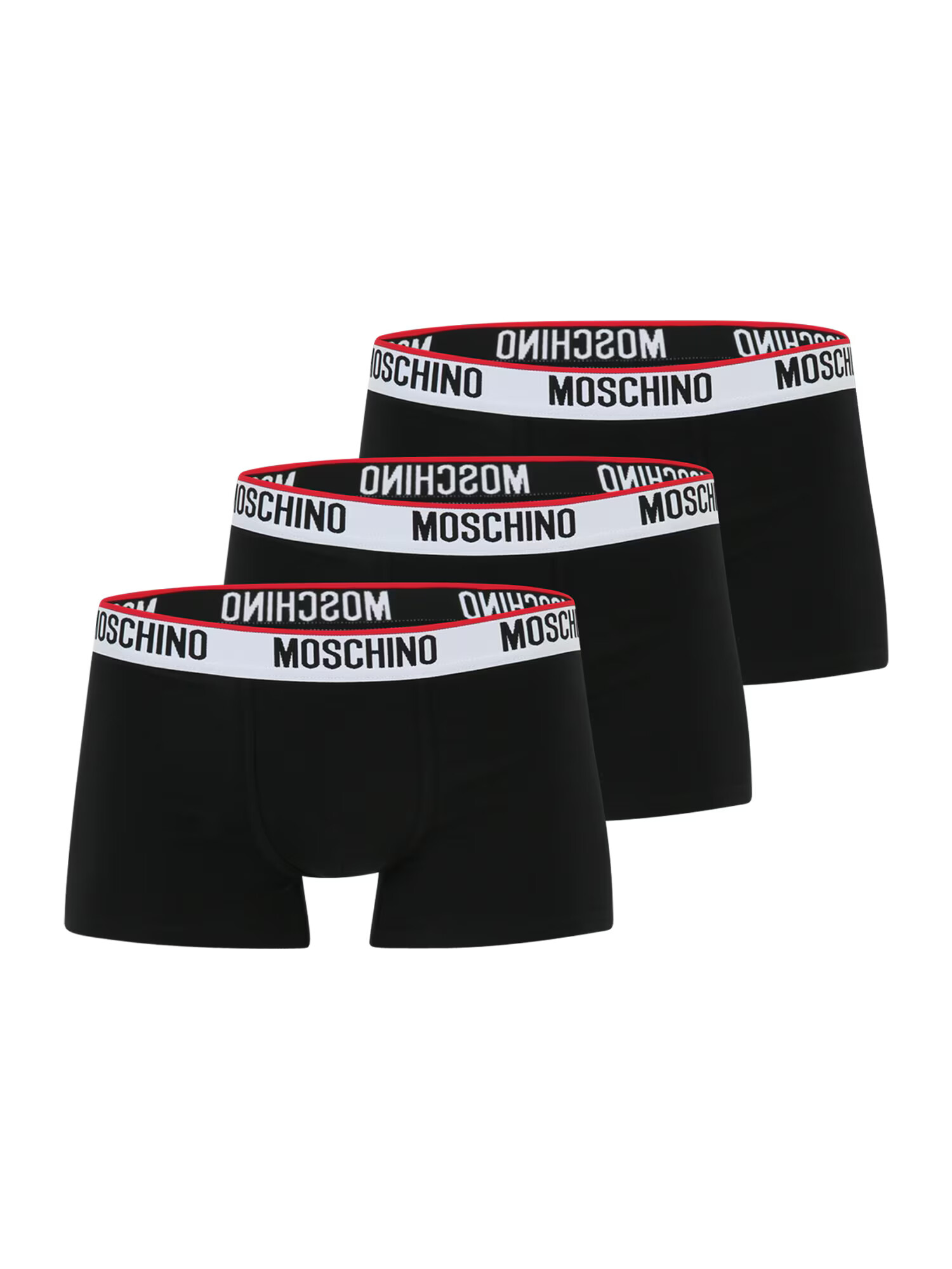 Moschino Underwear Boxeri roșu rodie / negru / alb - Pled.ro