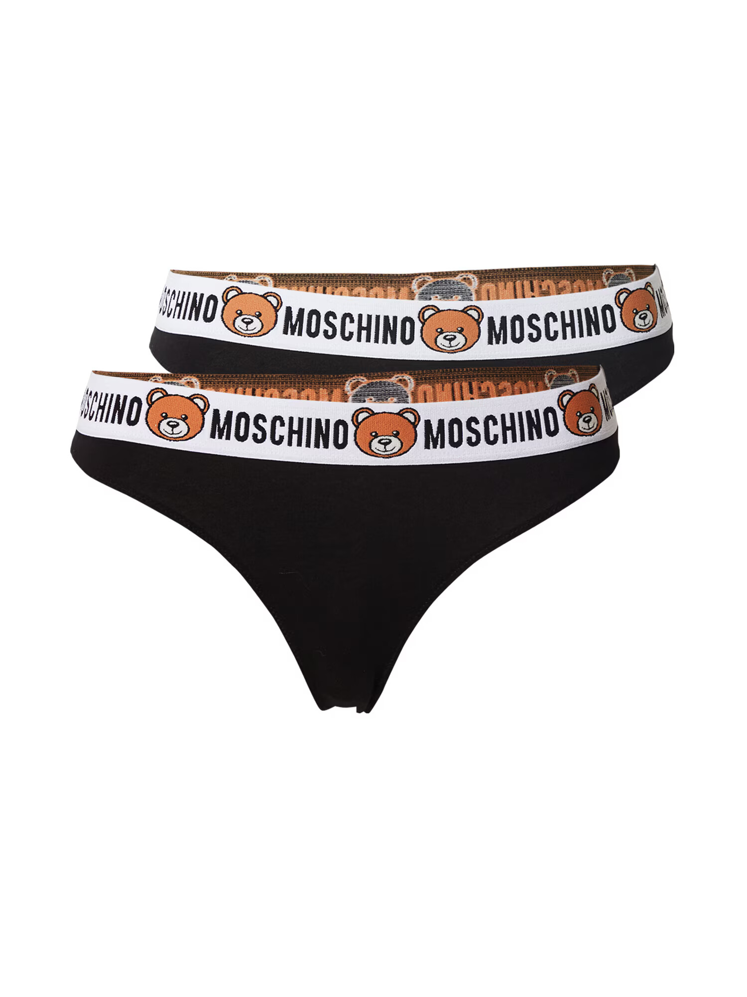 Moschino Underwear Slip maro / negru / alb - Pled.ro