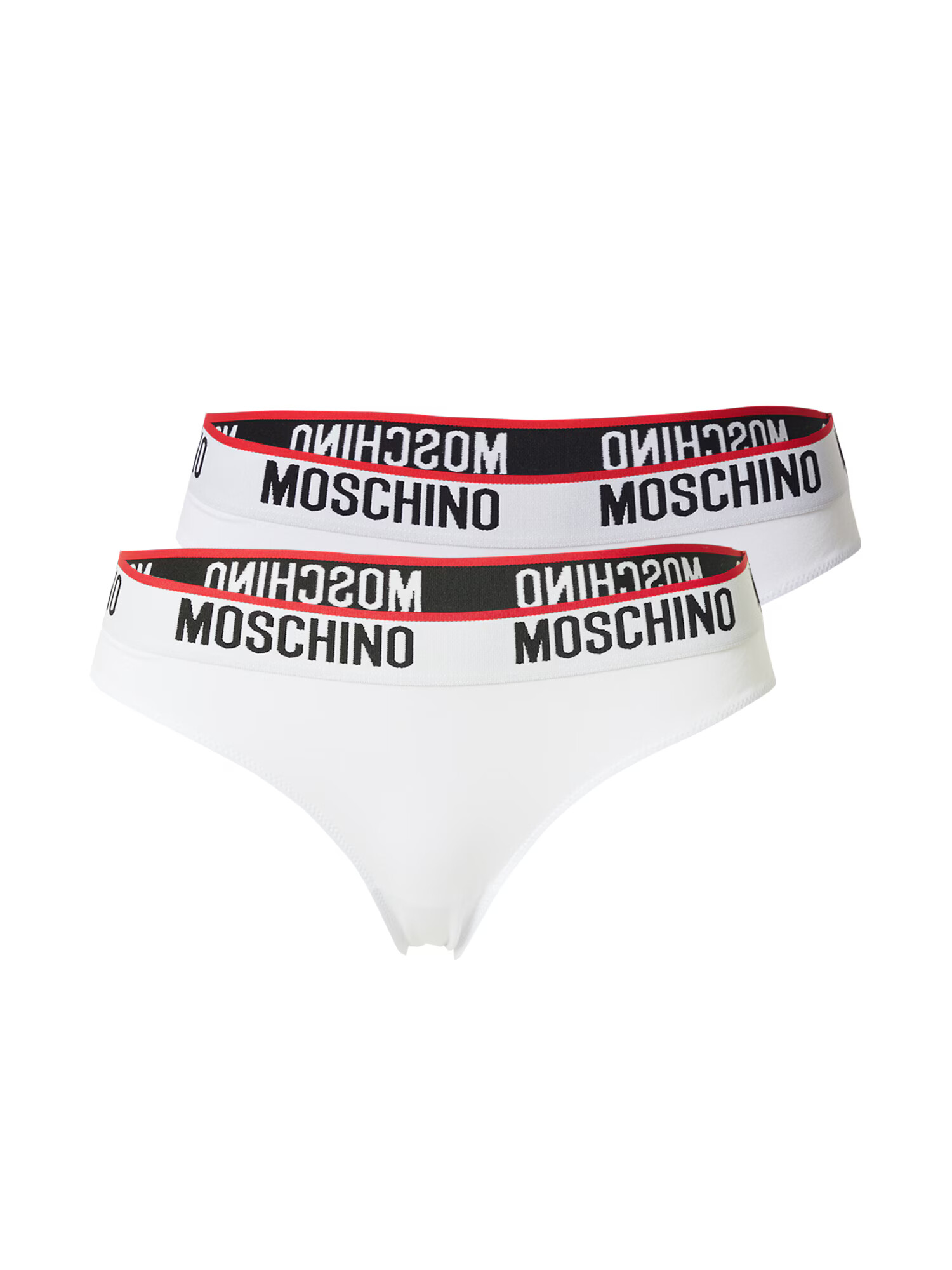 Moschino Underwear Slip roșu / negru / alb - Pled.ro