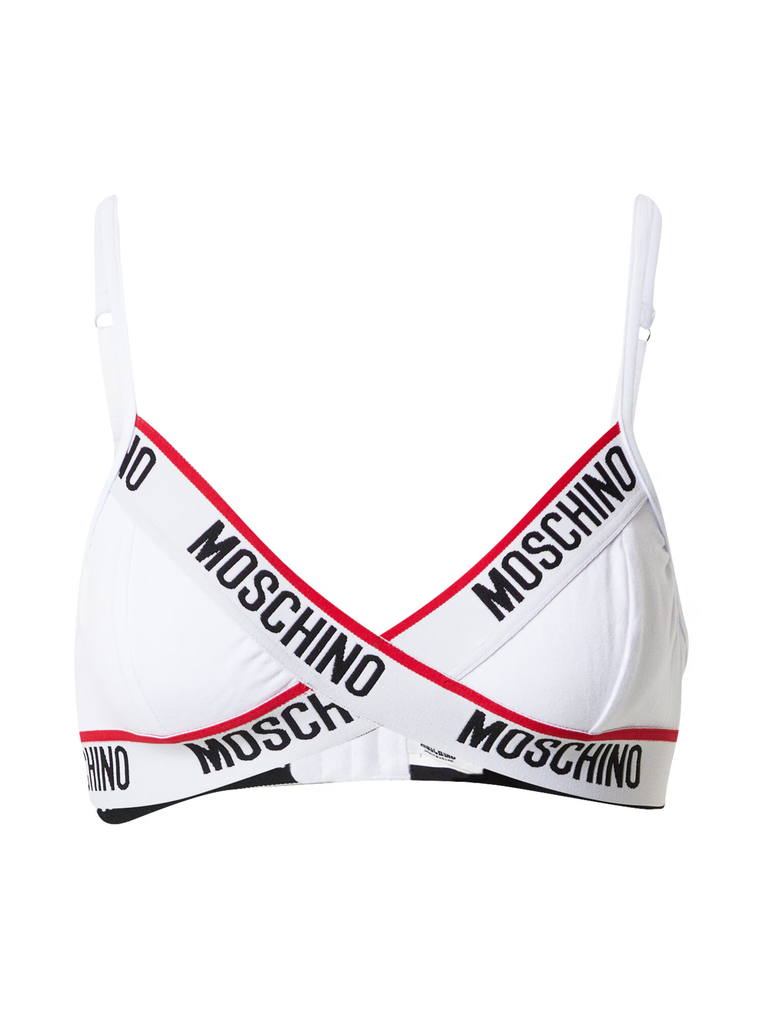 Moschino Underwear Sutien roșu / negru / alb - Pled.ro