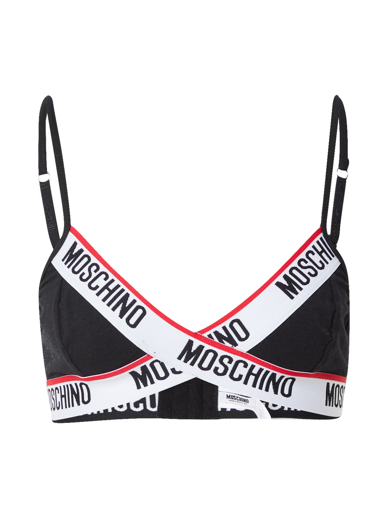 Moschino Underwear Sutien roșu / negru / alb - Pled.ro