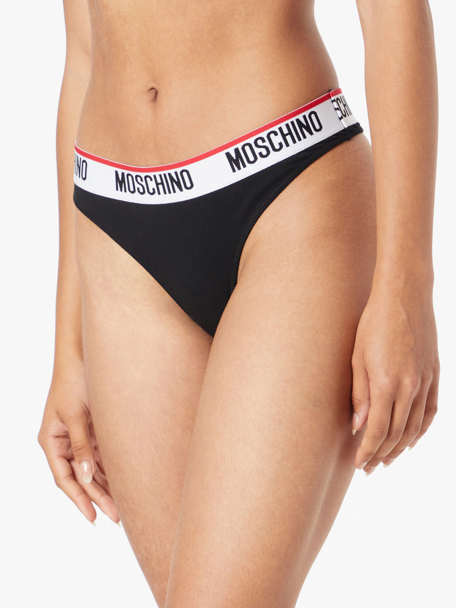 Moschino Underwear Tanga gri / roșu / negru - Pled.ro