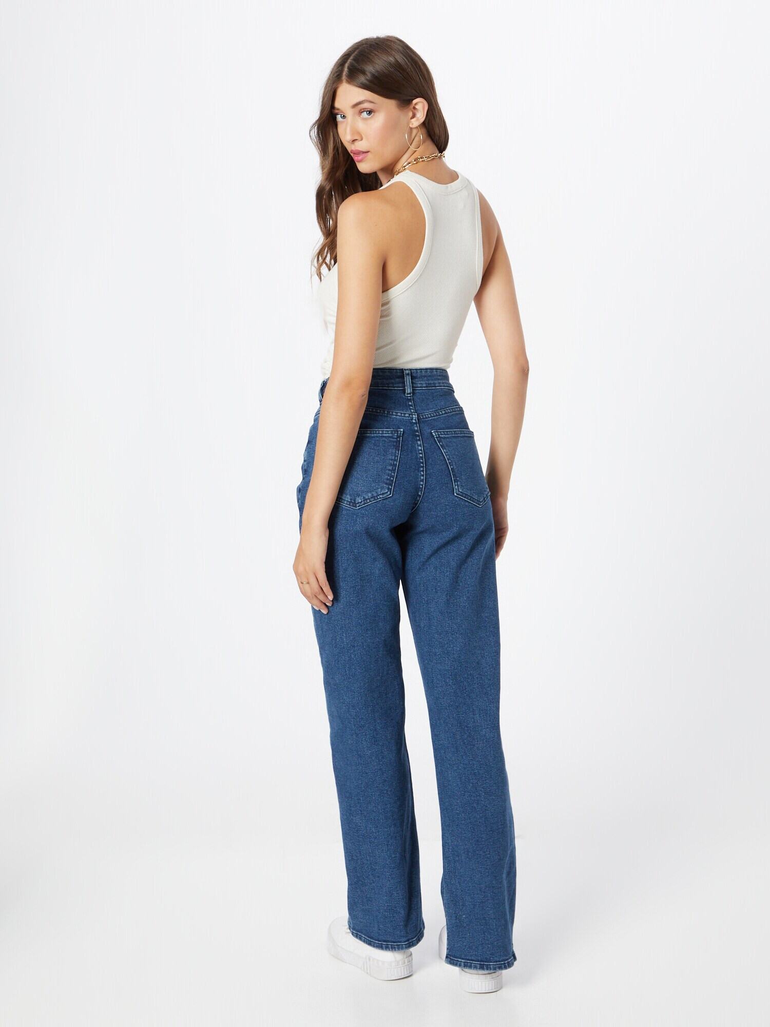 MOSS COPENHAGEN Jeans 'Abril Rikka' albastru denim - Pled.ro