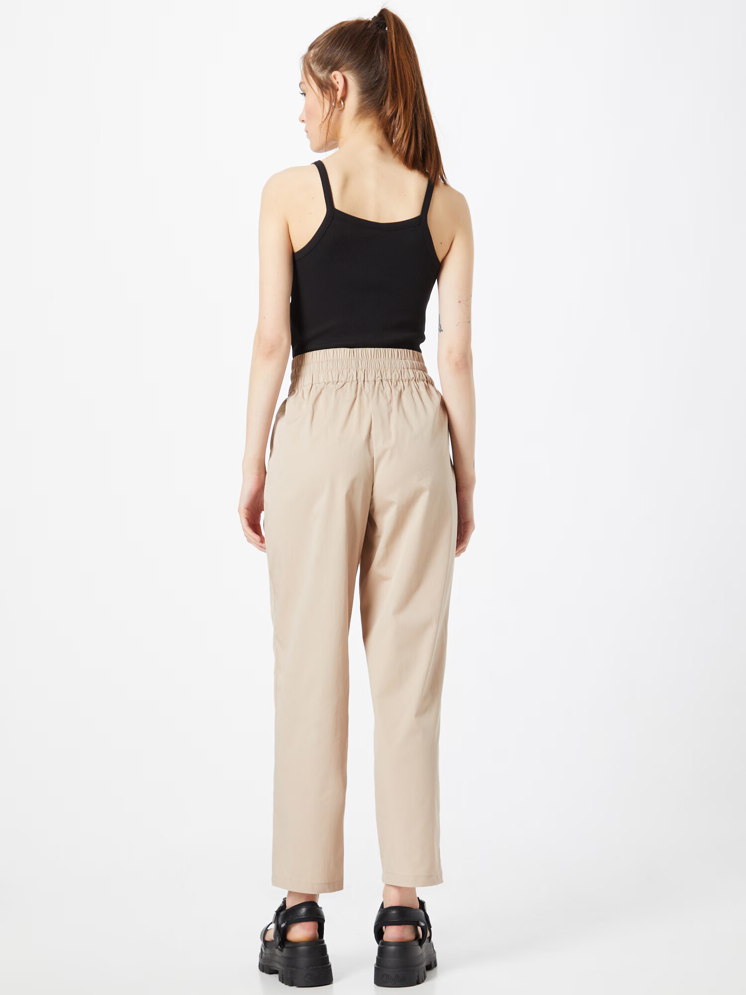 MOSS COPENHAGEN Pantaloni 'Lana' nisipiu - Pled.ro