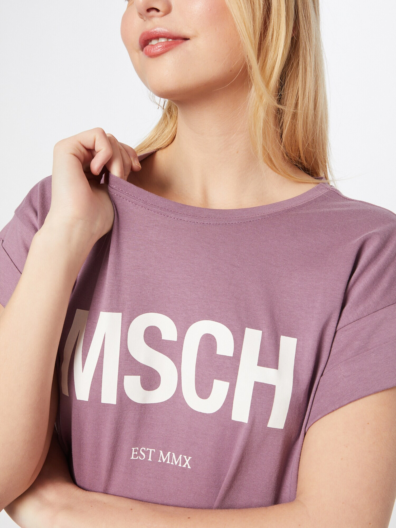 MSCH COPENHAGEN Rochie 'Alvidera' mov orhidee / alb - Pled.ro