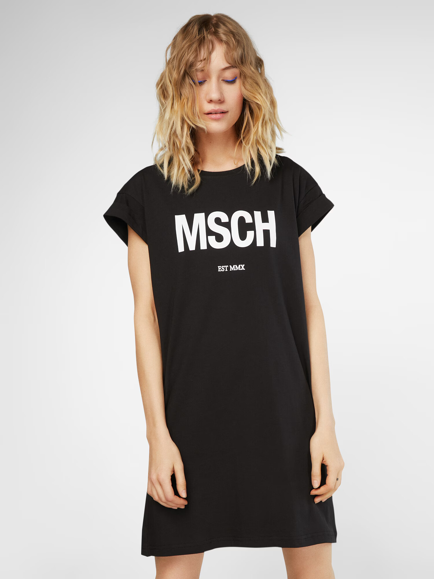 MSCH COPENHAGEN Rochie 'Alvidera' negru / alb - Pled.ro