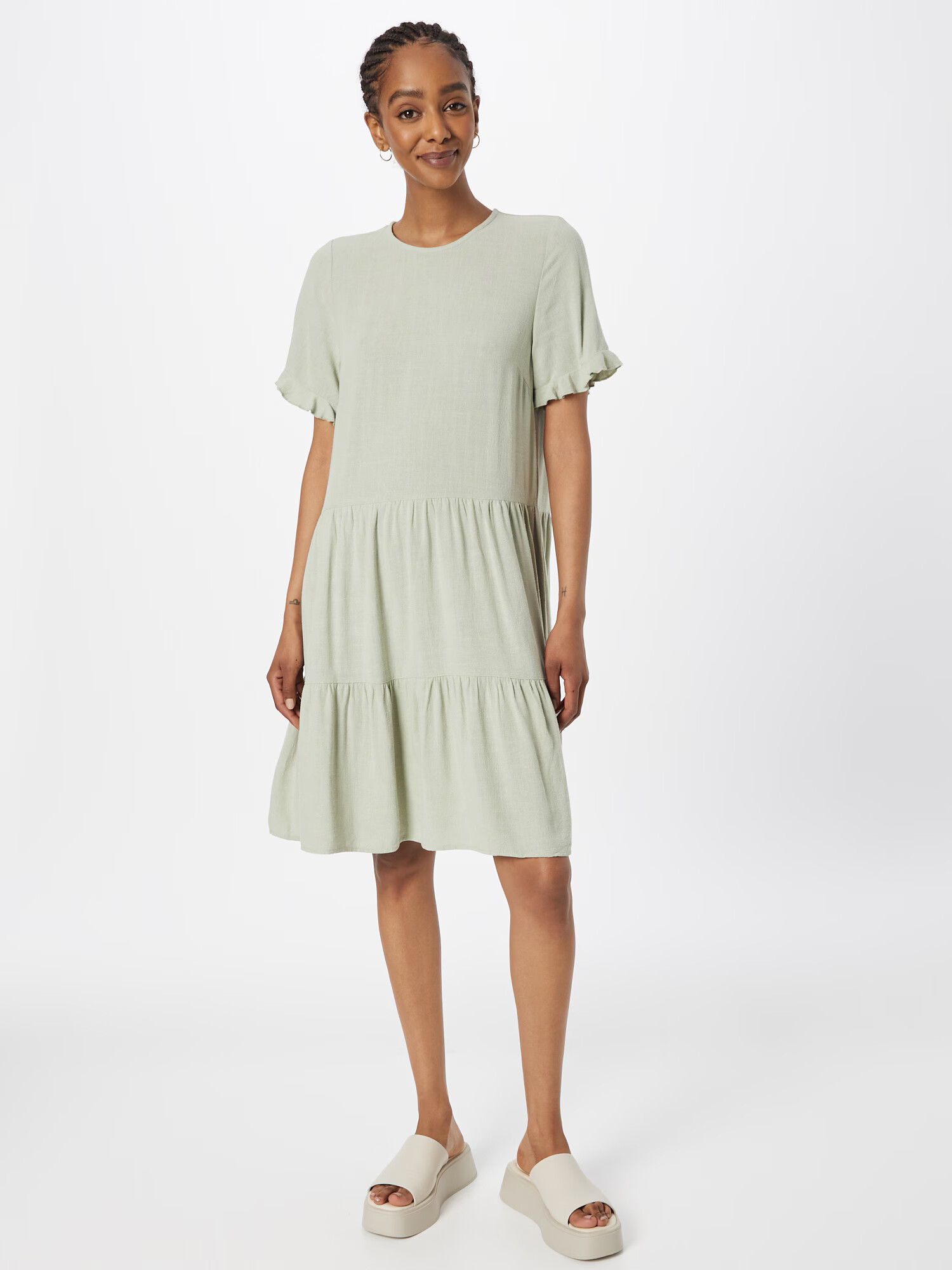 MOSS COPENHAGEN Rochie 'Mariet' verde pastel - Pled.ro