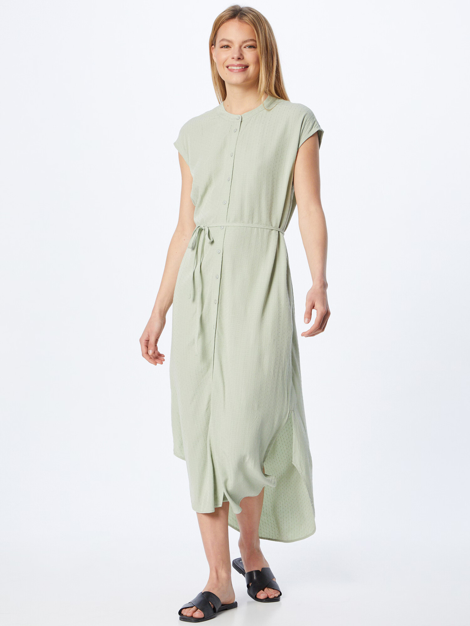 MOSS COPENHAGEN Rochie tip bluză 'Lania' verde pastel - Pled.ro