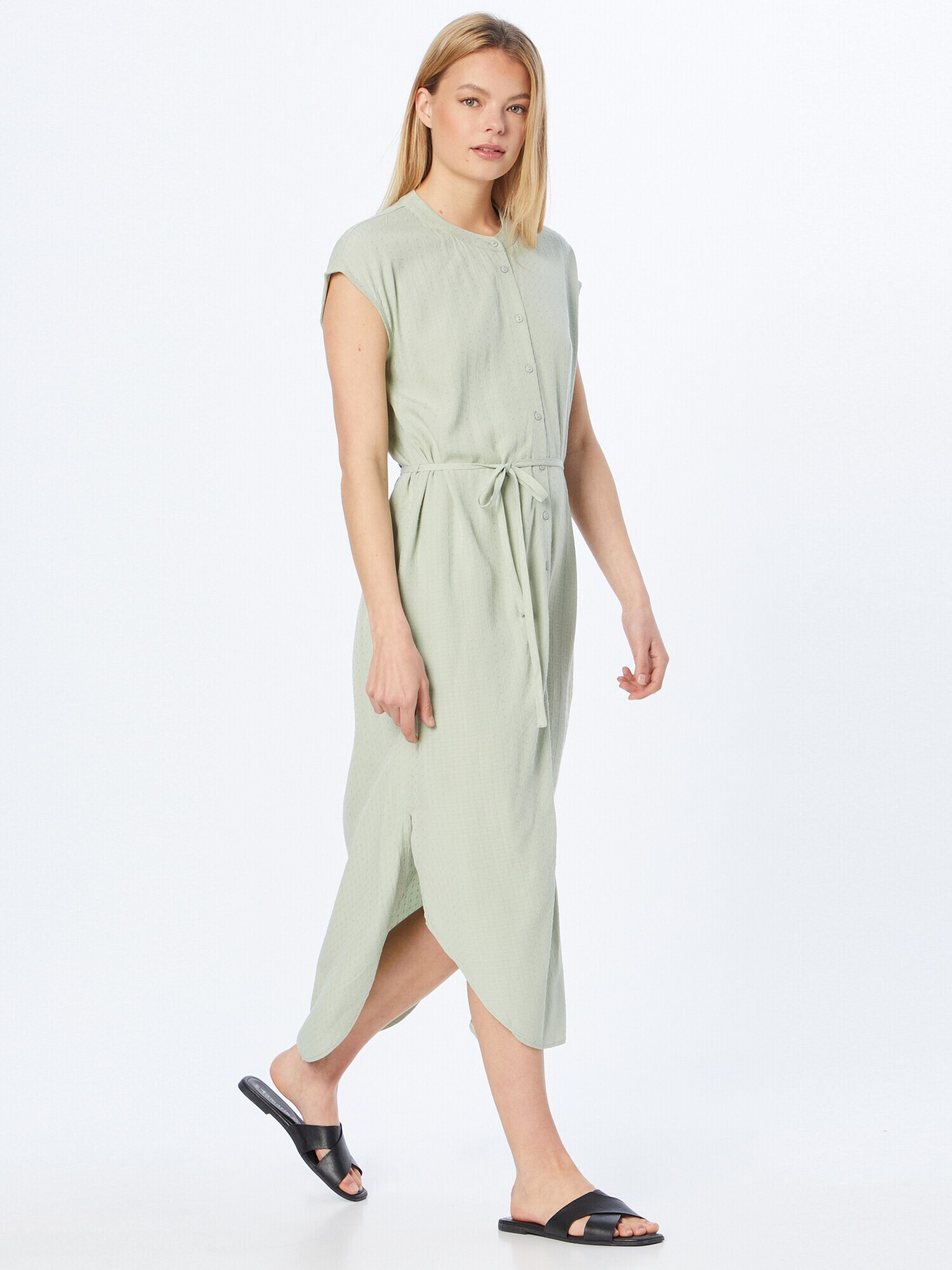 MOSS COPENHAGEN Rochie tip bluză 'Lania' verde pastel - Pled.ro