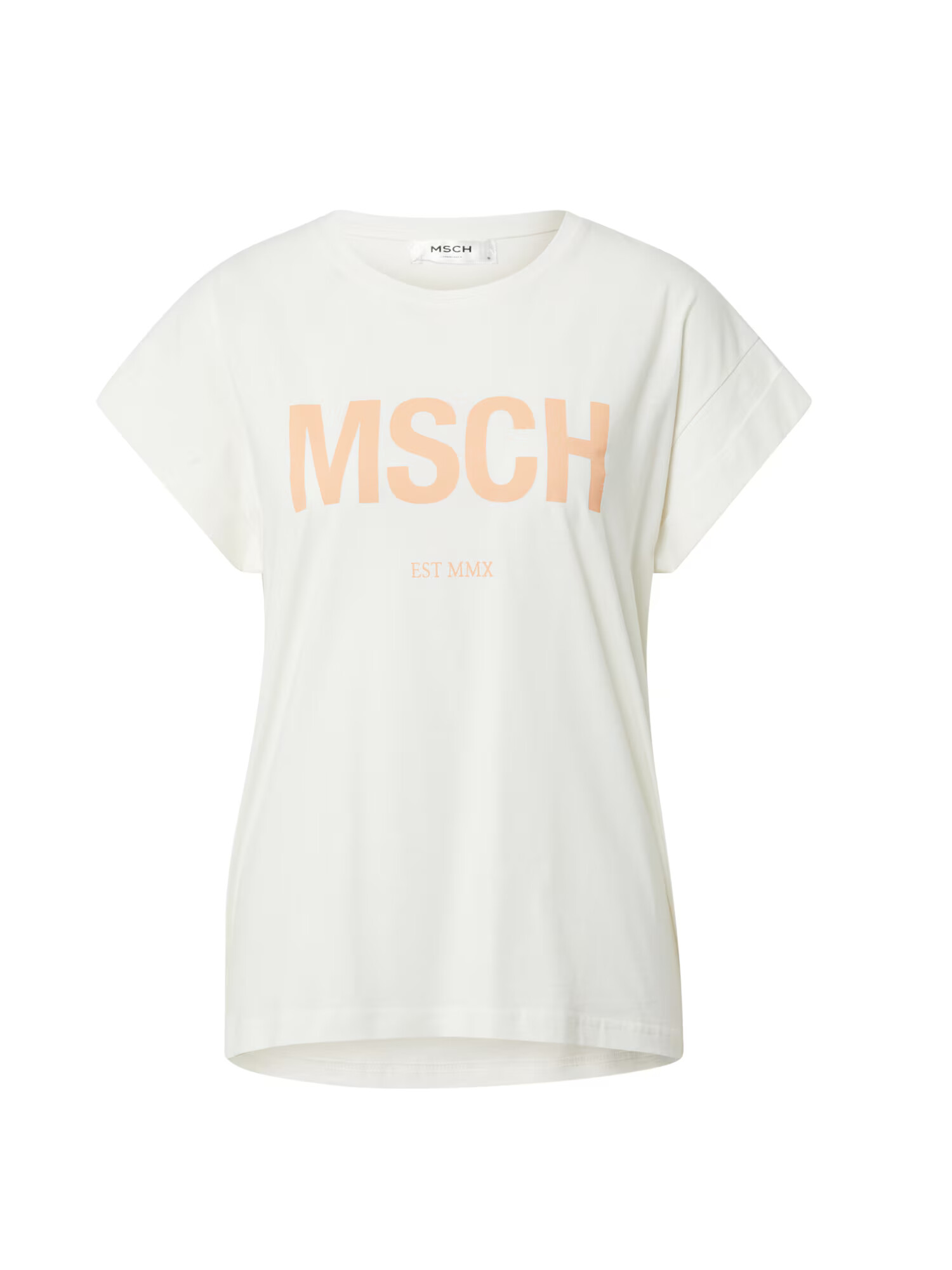 MOSS COPENHAGEN Tricou 'Alva' crem / portocaliu deschis - Pled.ro