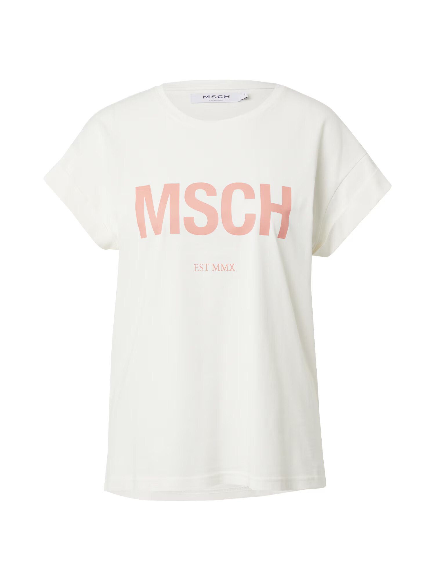 MSCH COPENHAGEN Tricou 'Alva' crem / roz - Pled.ro