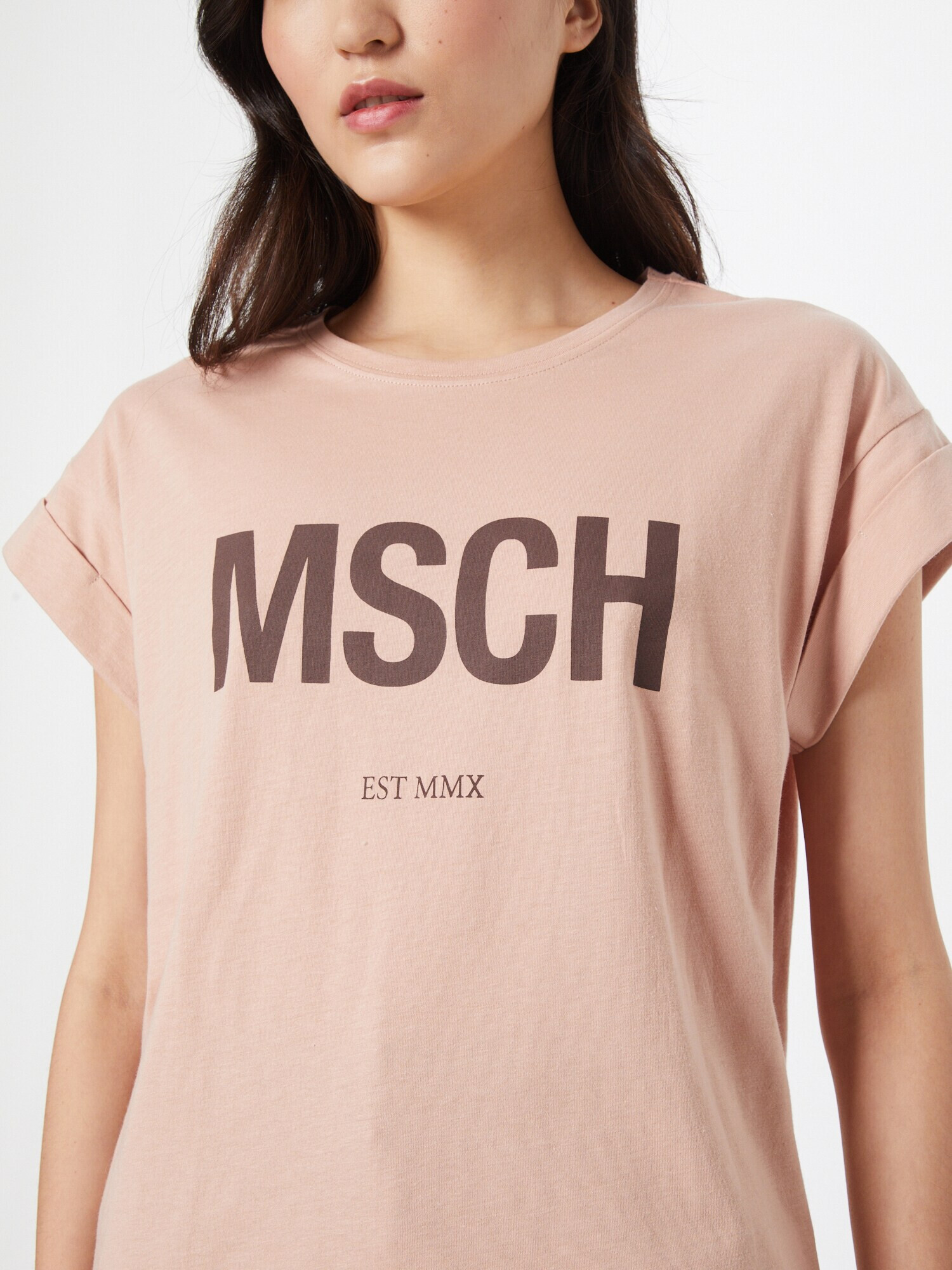 MOSS COPENHAGEN Tricou 'Alva' maro / roz pastel - Pled.ro