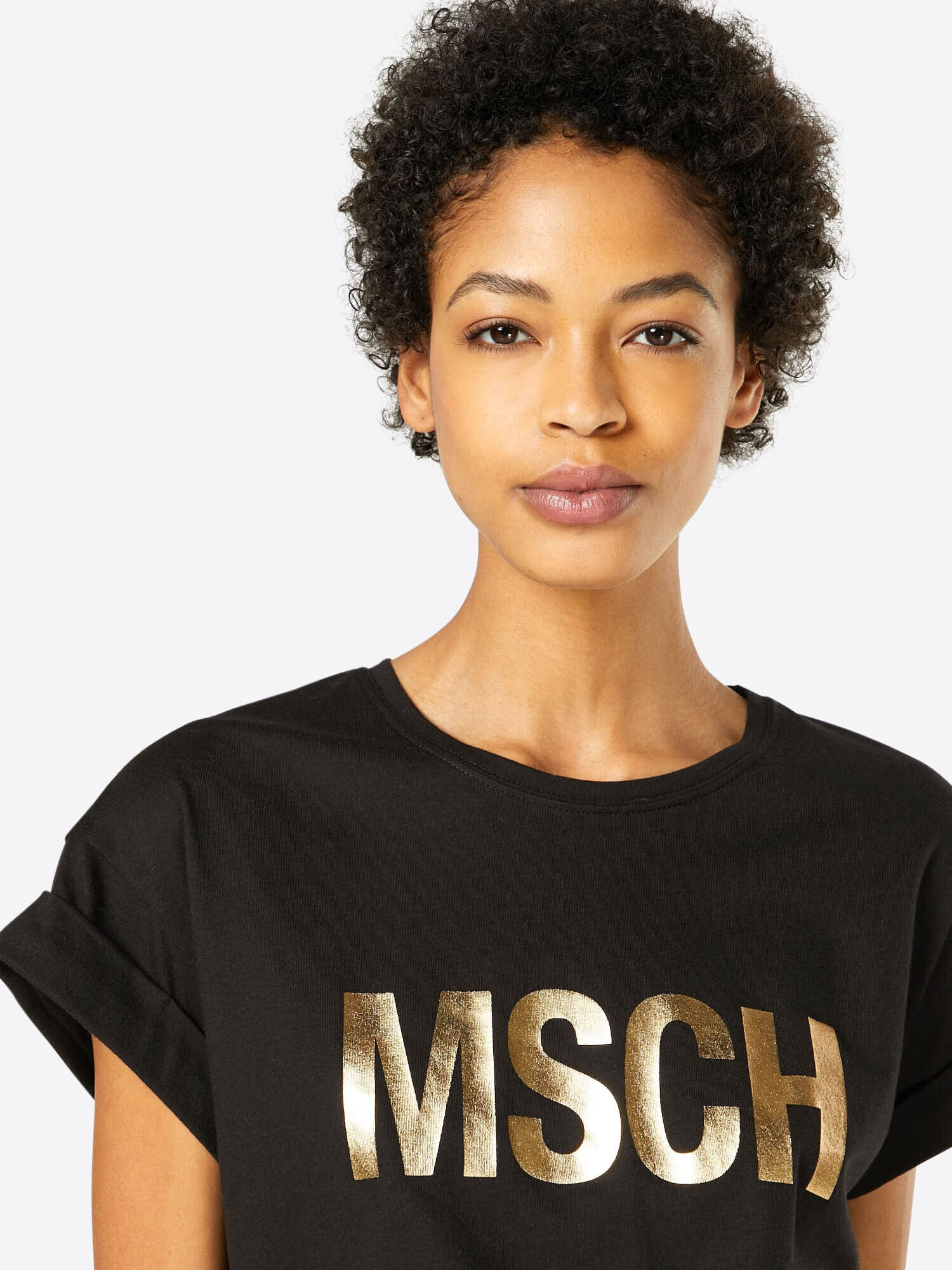 MOSS COPENHAGEN Tricou 'Alva' negru - Pled.ro