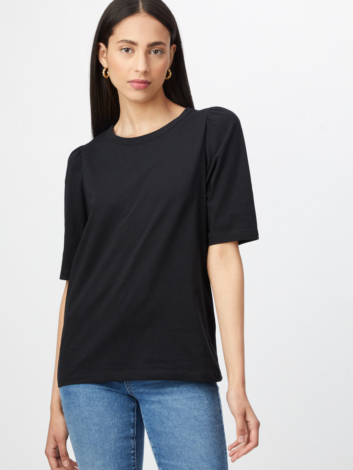 MOSS COPENHAGEN Tricou 'Alva' negru - Pled.ro