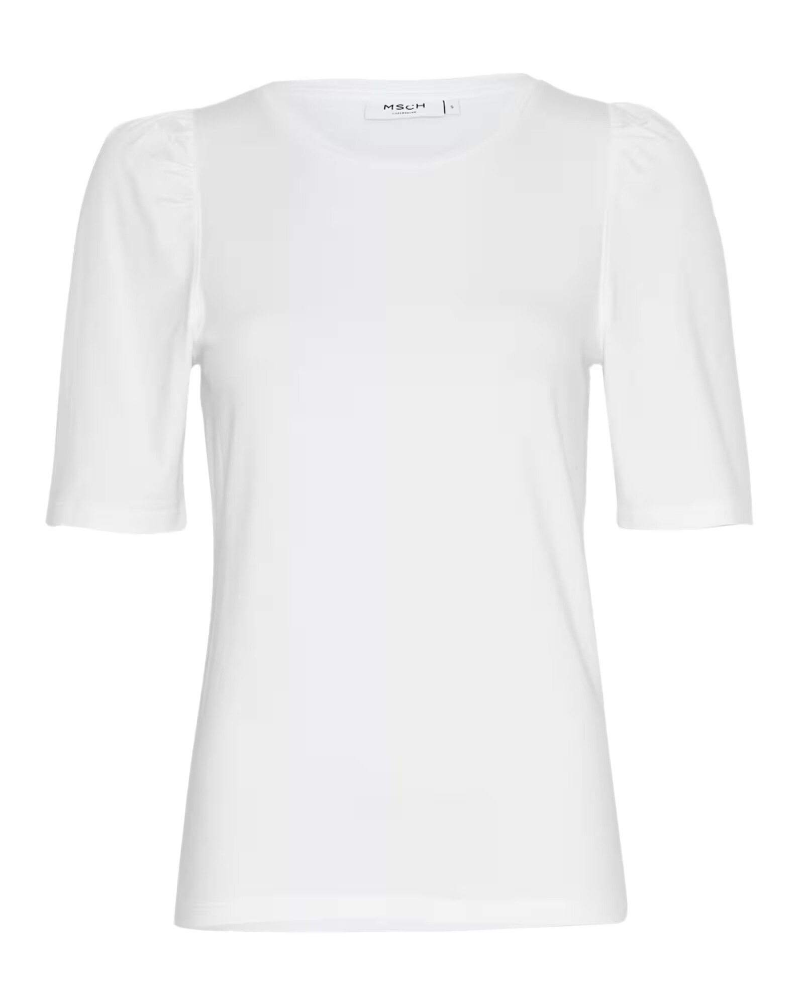 MOSS COPENHAGEN Tricou 'Audie' alb - Pled.ro